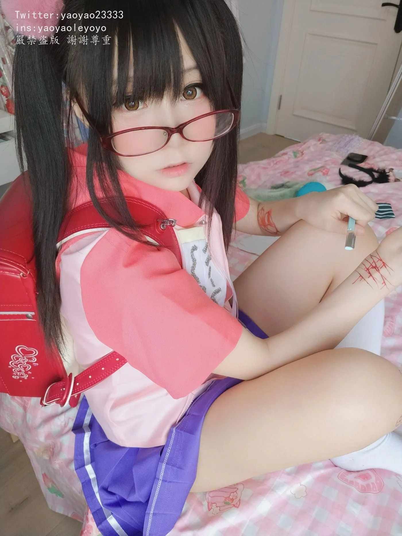 軟妹搖搖樂 – VOL.27 可愛小學生 补给-图片[1] [87P]插图5
