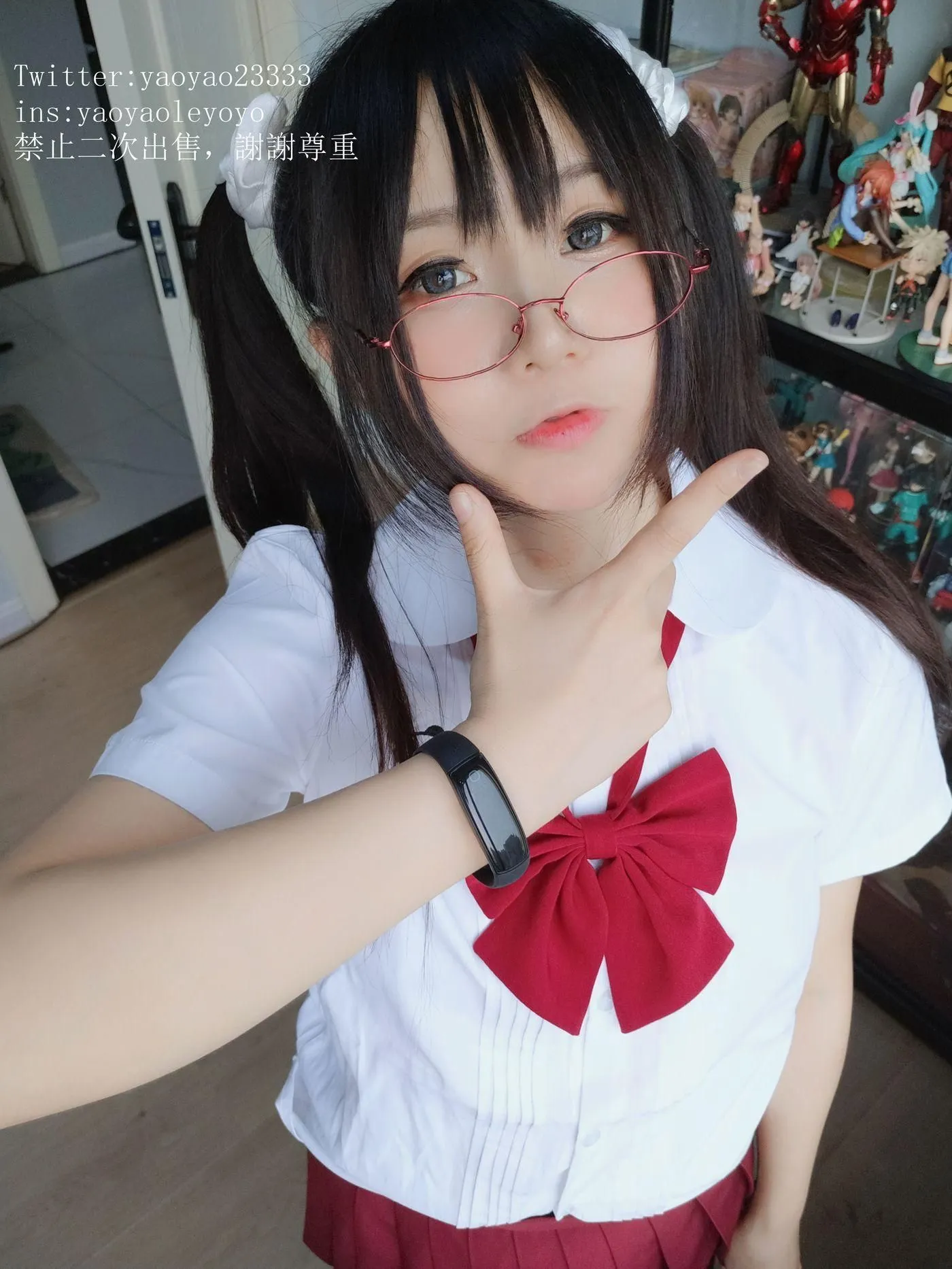 軟妹搖搖樂 – VOL.30 學妹的五指襪和肉絲襪 自撮り  (動画入り) [96P]插图9