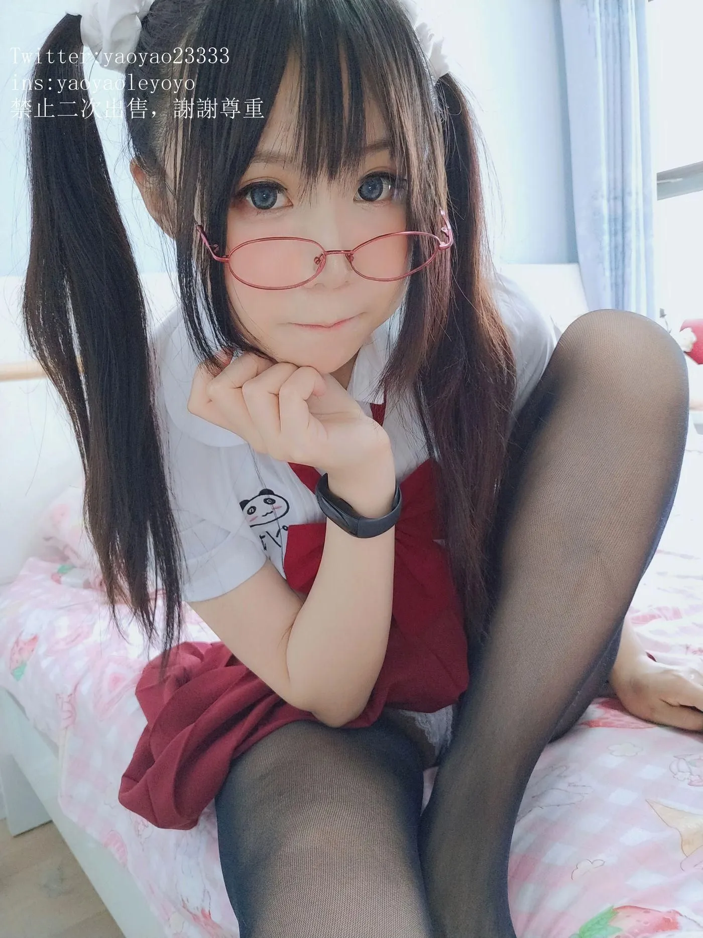 軟妹搖搖樂 – VOL.30 學妹的五指襪和肉絲襪 自撮り  (動画入り) [96P]插图5