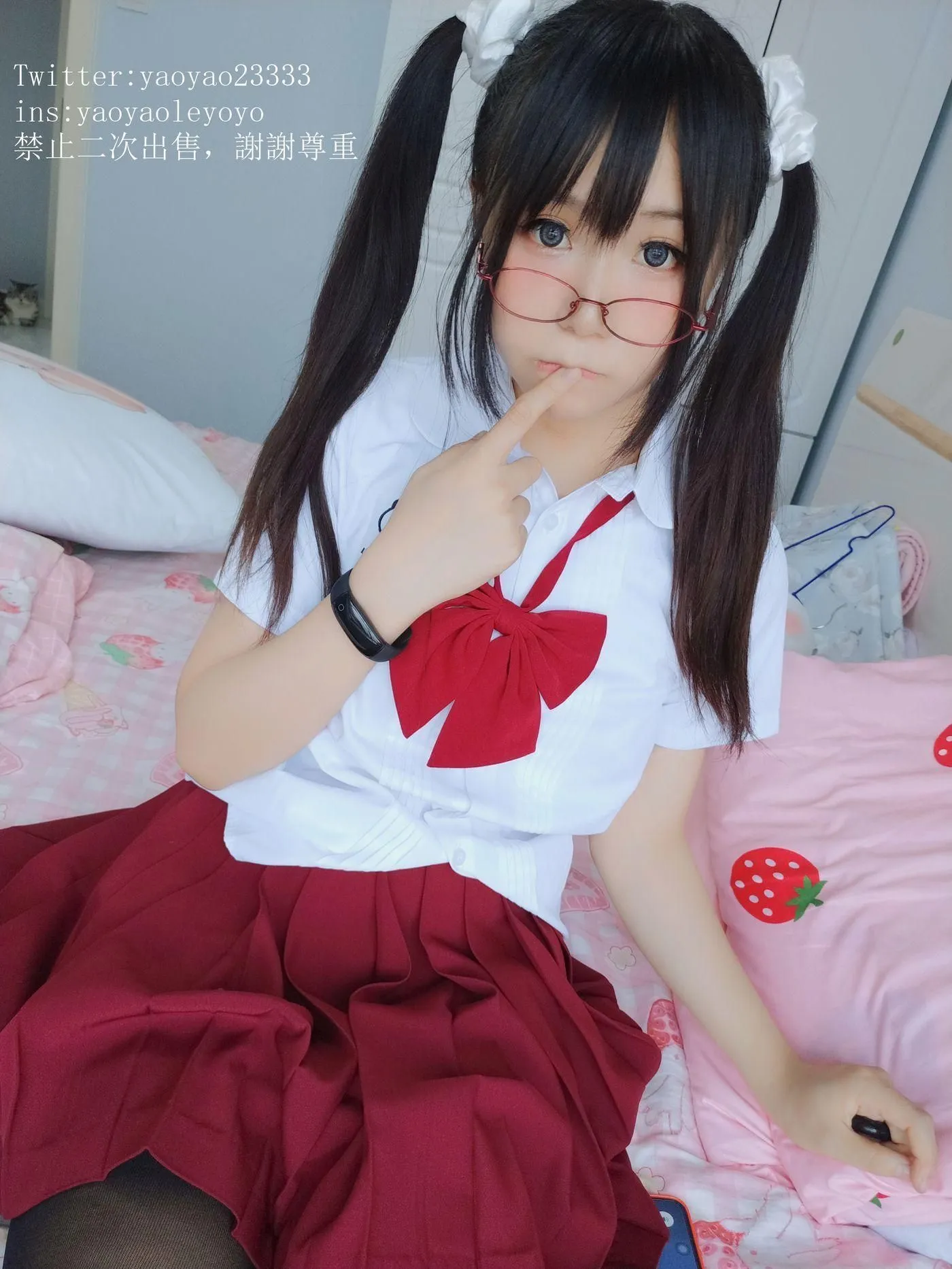 軟妹搖搖樂 – VOL.30 學妹的五指襪和肉絲襪 自撮り  (動画入り) [96P]插图2