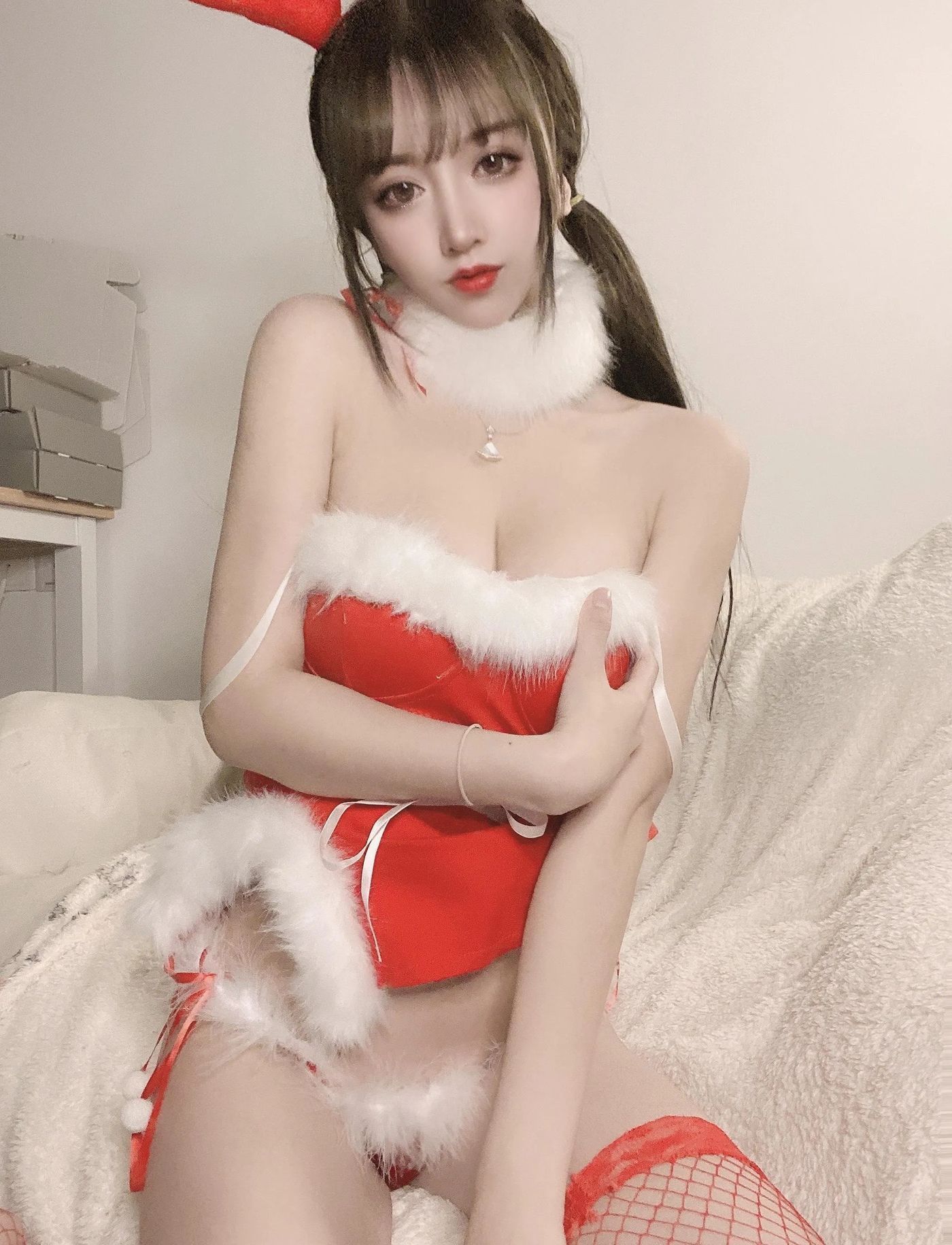 过期米线线喵 – NO.109 圣诞特辑 [39P]插图3