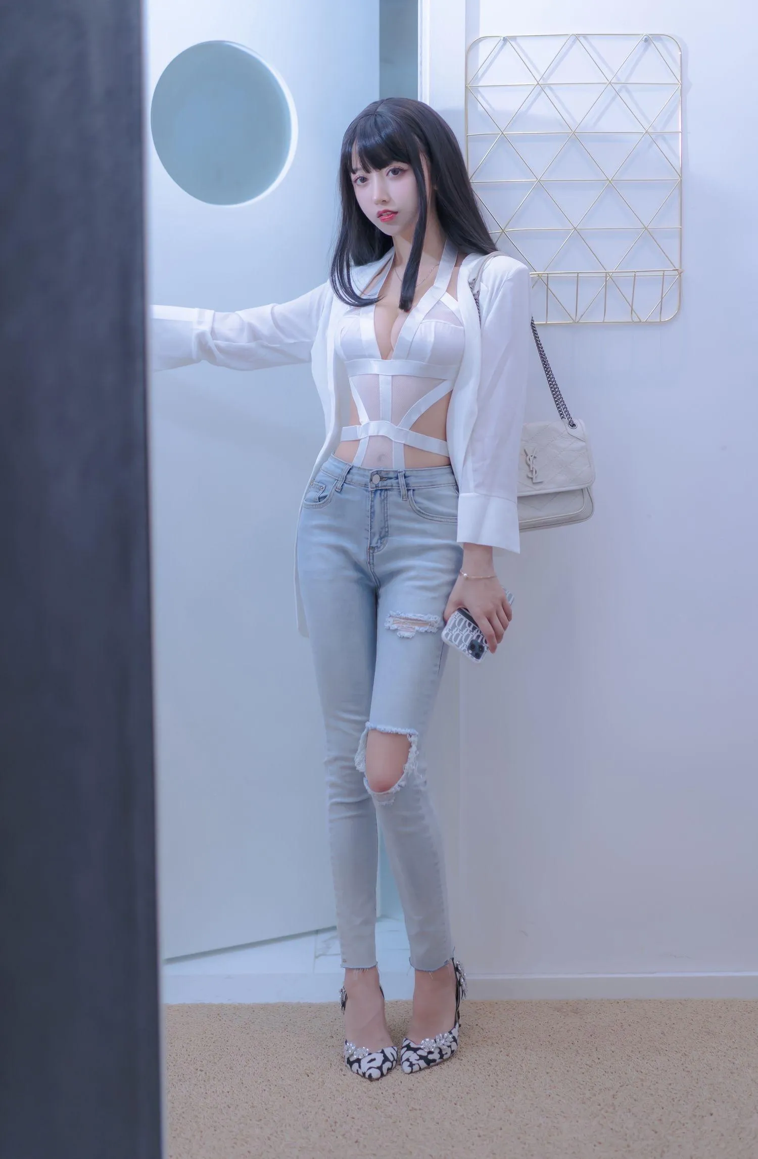 过期米线线喵 – NO.118 米线的周末 [75P]插图7