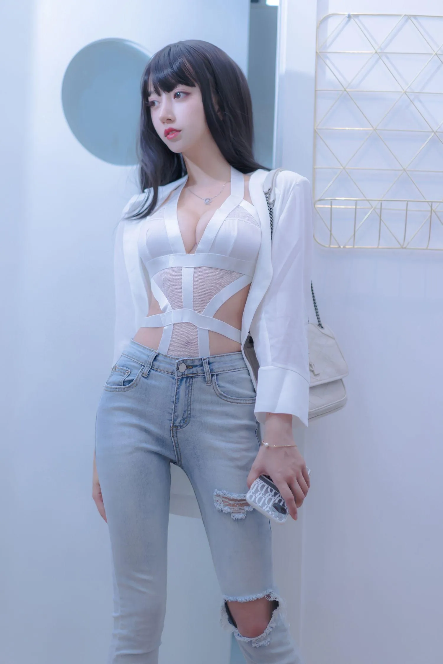 过期米线线喵 – NO.118 米线的周末 [75P]插图8