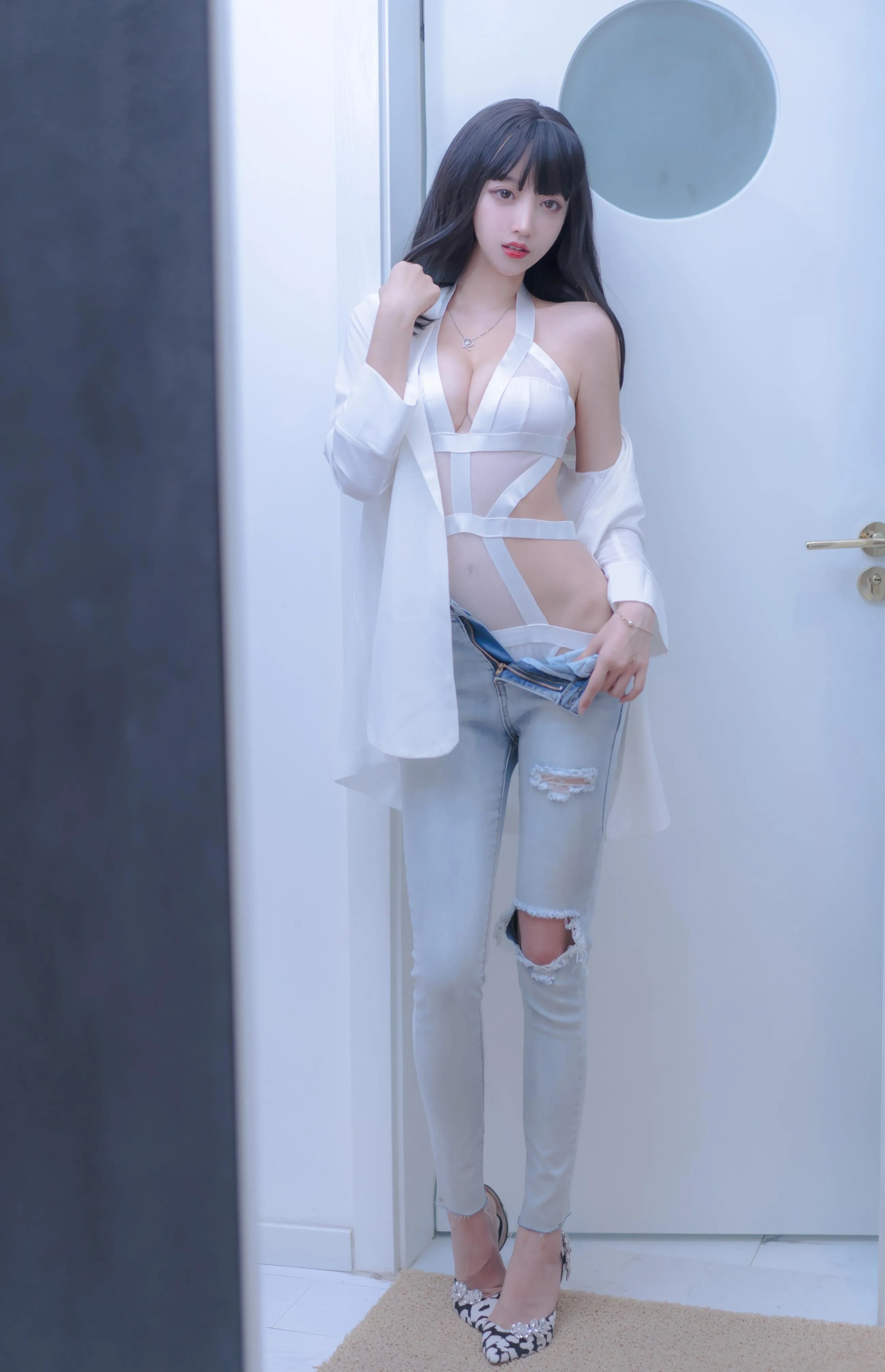 过期米线线喵 – NO.118 米线的周末 [75P]插图6