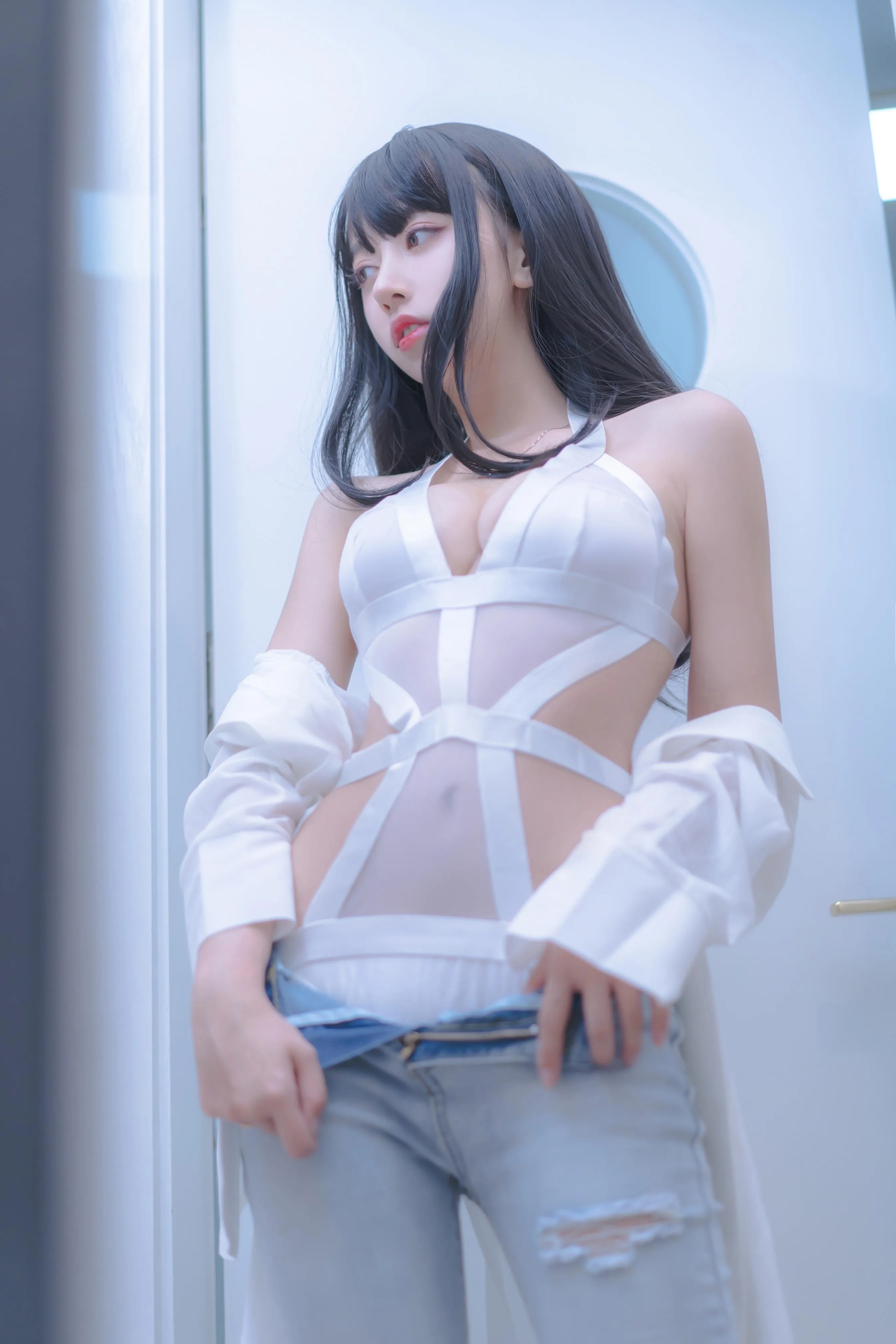 过期米线线喵 – NO.118 米线的周末 [75P]插图8