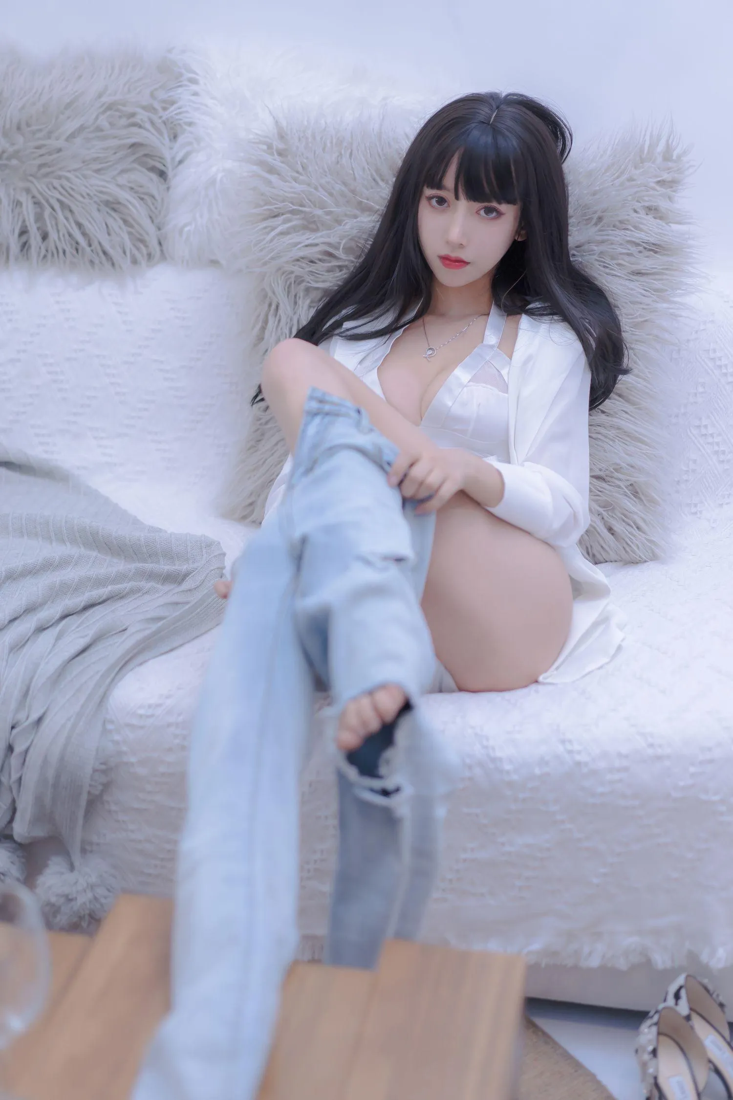 过期米线线喵 – NO.118 米线的周末 [75P]插图7