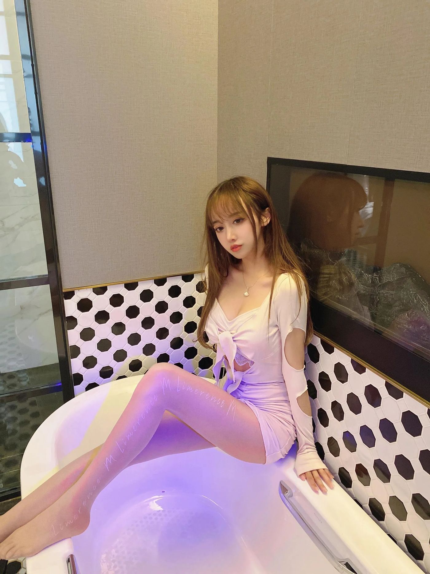 过期米线线喵 – NO.120 丝袜合集（6套）-5 [14P]插图5