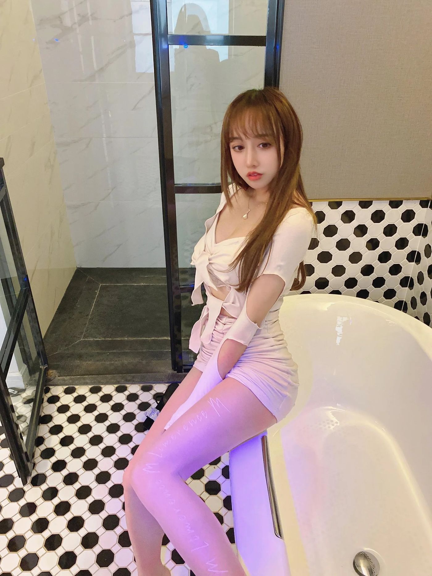 过期米线线喵 – NO.120 丝袜合集（6套）-5 [14P]插图9