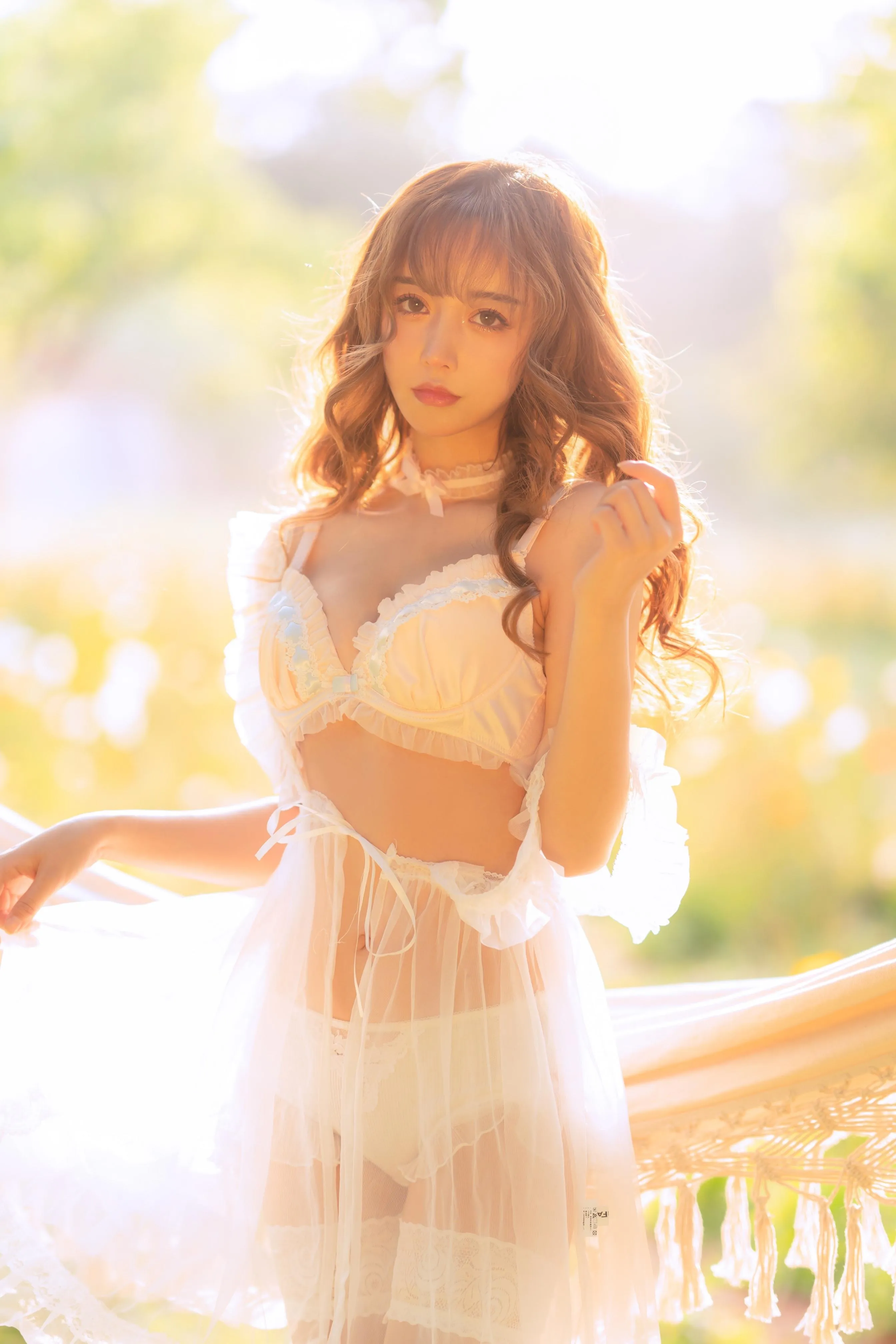 过期米线线喵 – NO.121 夏日限定 吊床 [52P]插图5