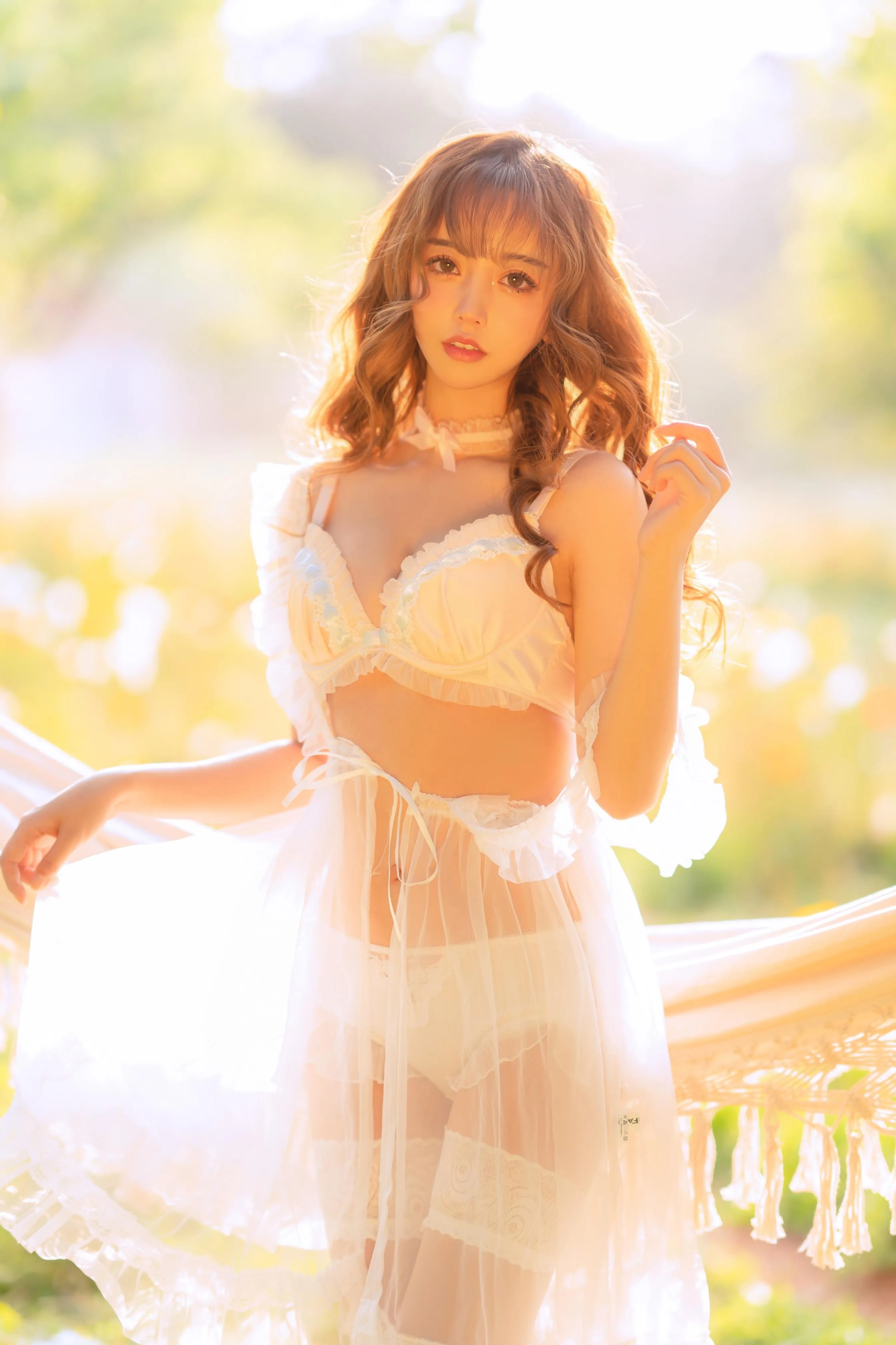 过期米线线喵 – NO.121 夏日限定 吊床 [52P]插图6