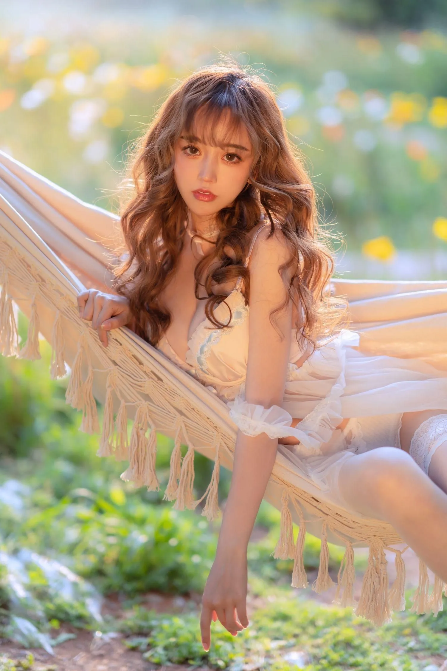过期米线线喵 – NO.121 夏日限定 吊床 [52P]插图6