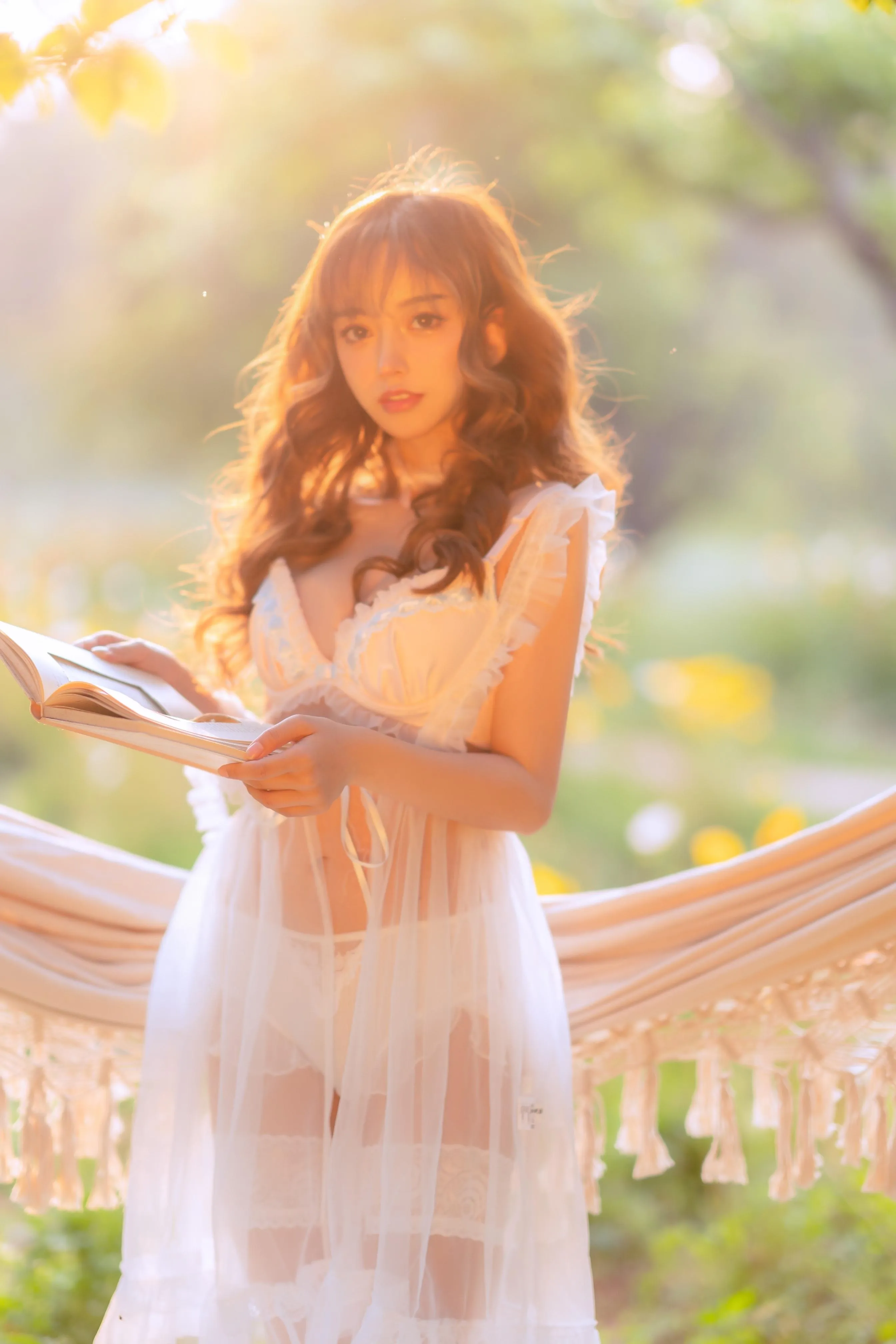 过期米线线喵 – NO.121 夏日限定 吊床 [52P]插图9