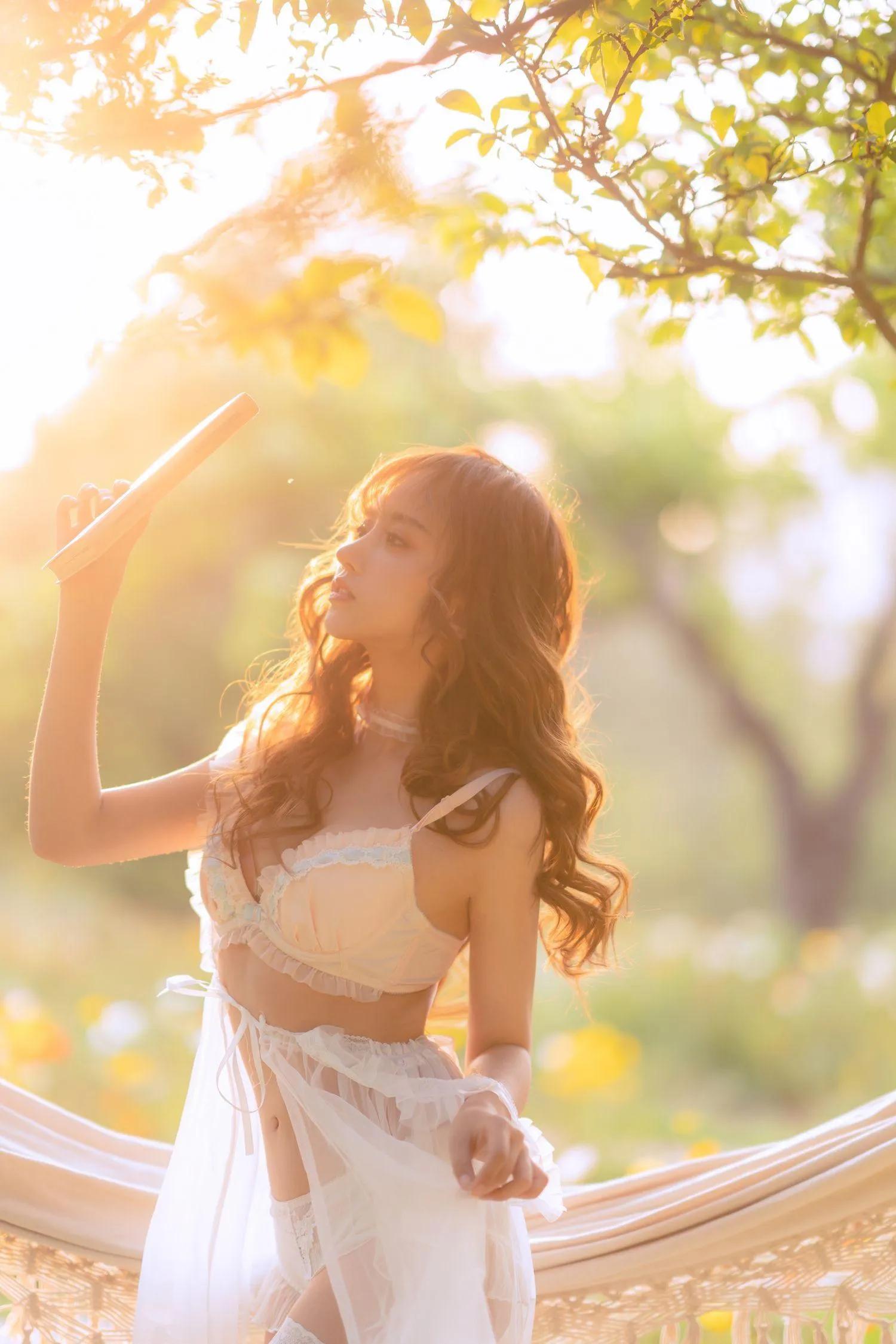 过期米线线喵 – NO.121 夏日限定 吊床 [52P]插图4