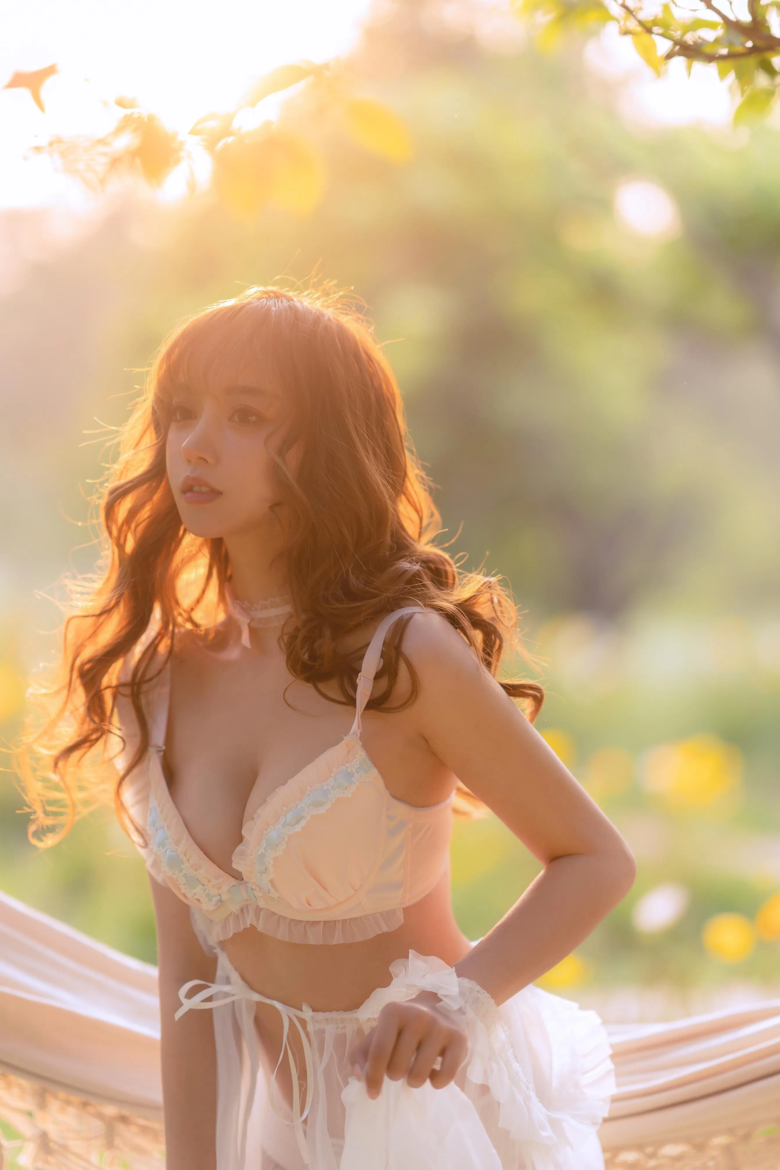 过期米线线喵 – NO.121 夏日限定 吊床 [52P]插图5