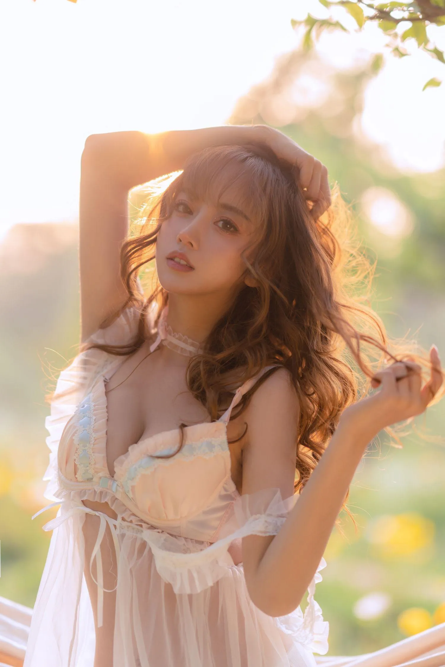 过期米线线喵 – NO.121 夏日限定 吊床 [52P]插图2