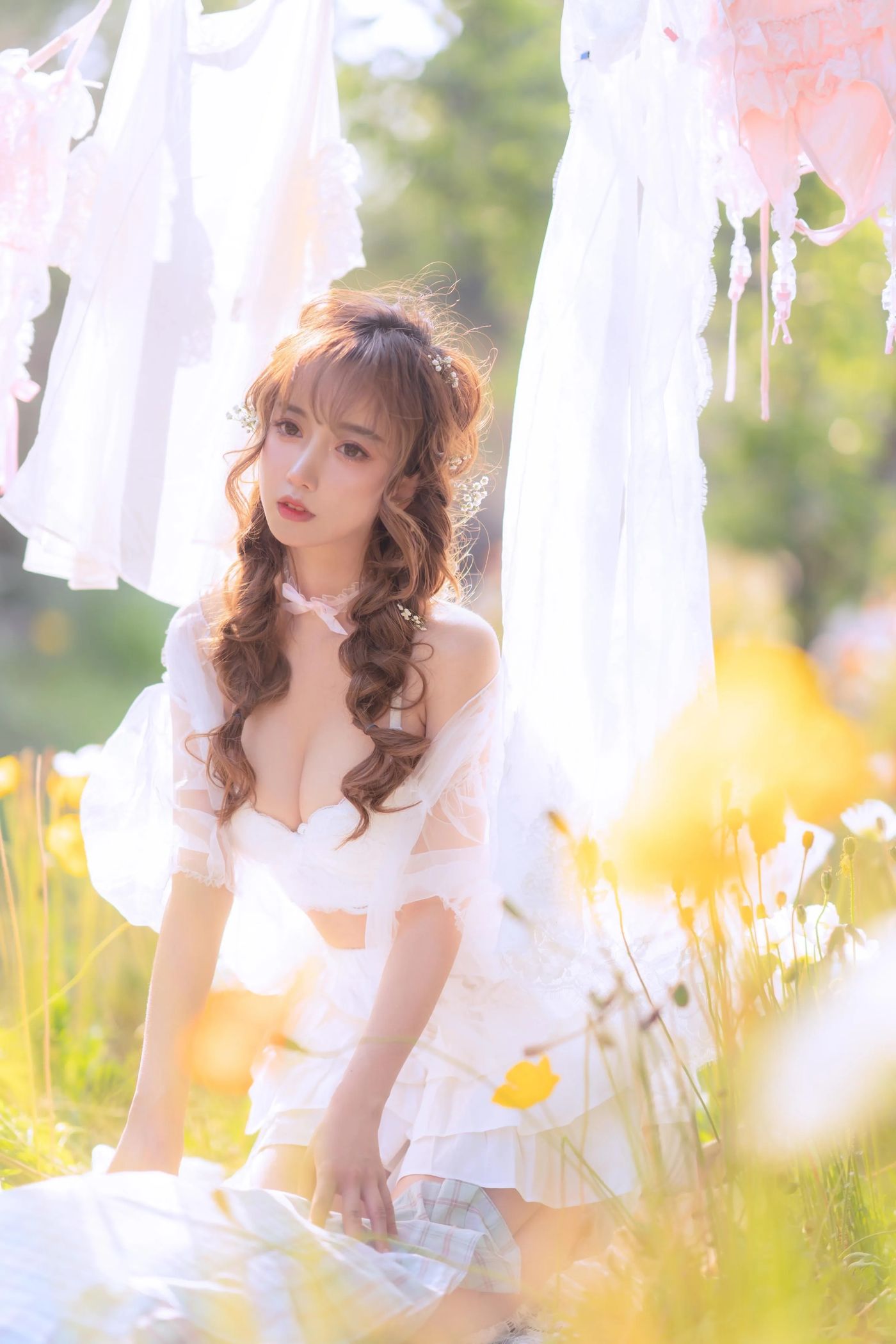 过期米线线喵 – NO.122 夏日限定 晒衣服 [41P]插图7