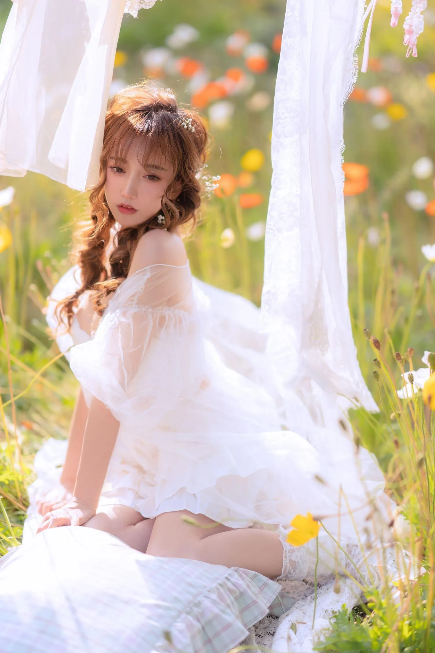 过期米线线喵 – NO.122 夏日限定 晒衣服 [41P]插图8