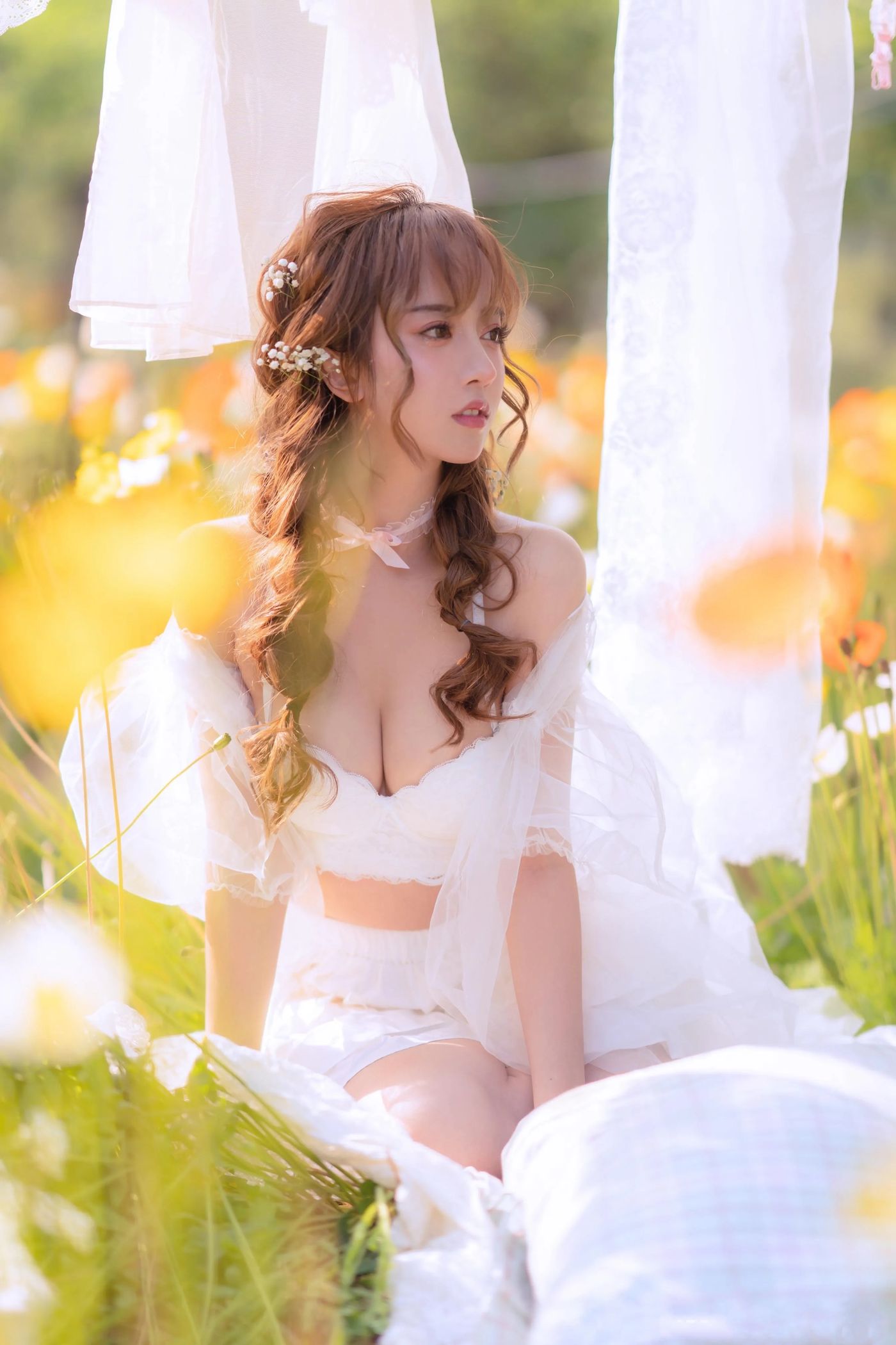 过期米线线喵 – NO.122 夏日限定 晒衣服 [41P]插图9