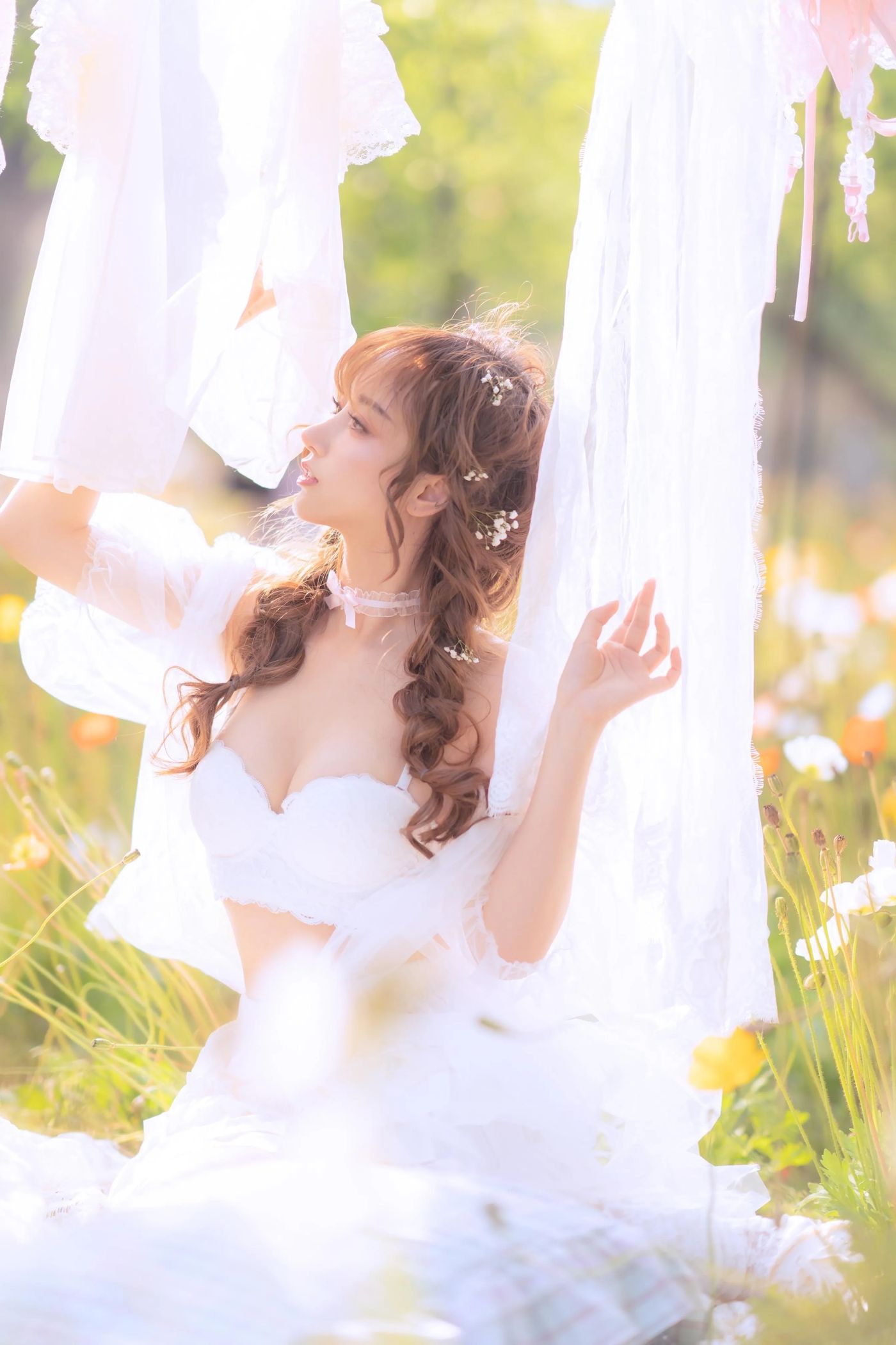 过期米线线喵 – NO.122 夏日限定 晒衣服 [41P]插图