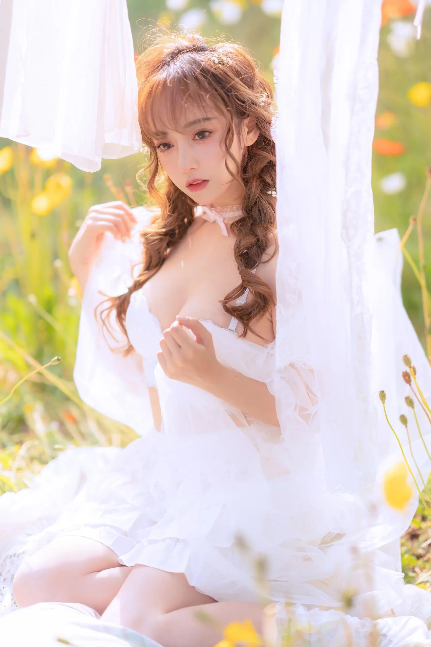 过期米线线喵 – NO.122 夏日限定 晒衣服 [41P]插图5