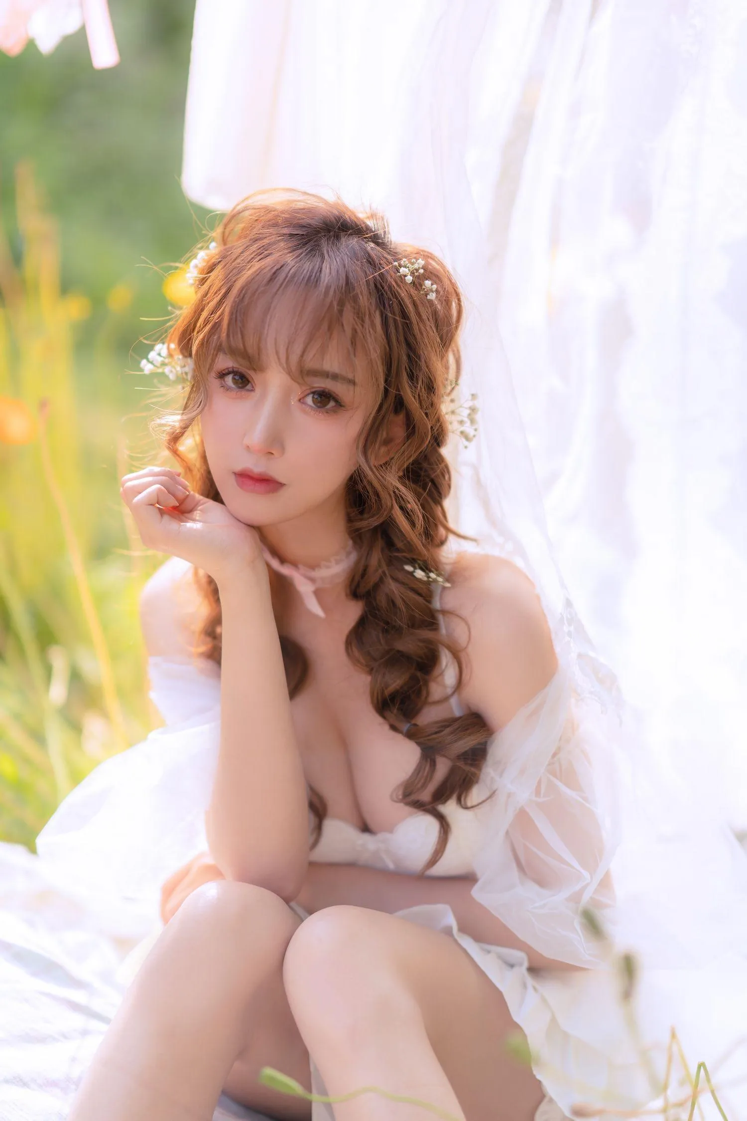 过期米线线喵 – NO.122 夏日限定 晒衣服 [41P]插图