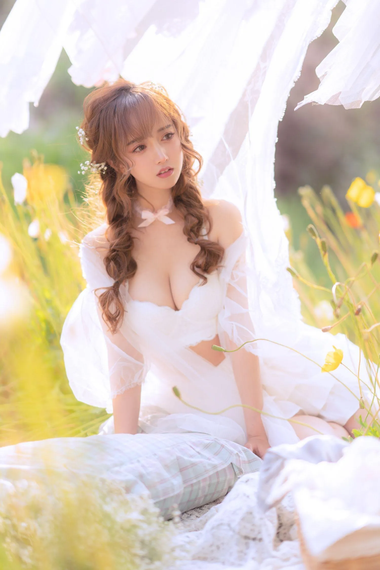 过期米线线喵 – NO.122 夏日限定 晒衣服 [41P]插图6