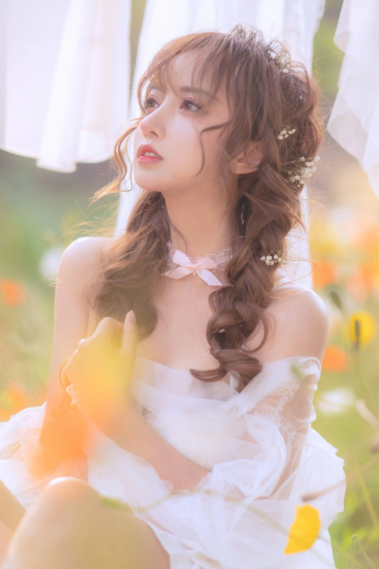 过期米线线喵 – NO.122 夏日限定 晒衣服 [41P]插图