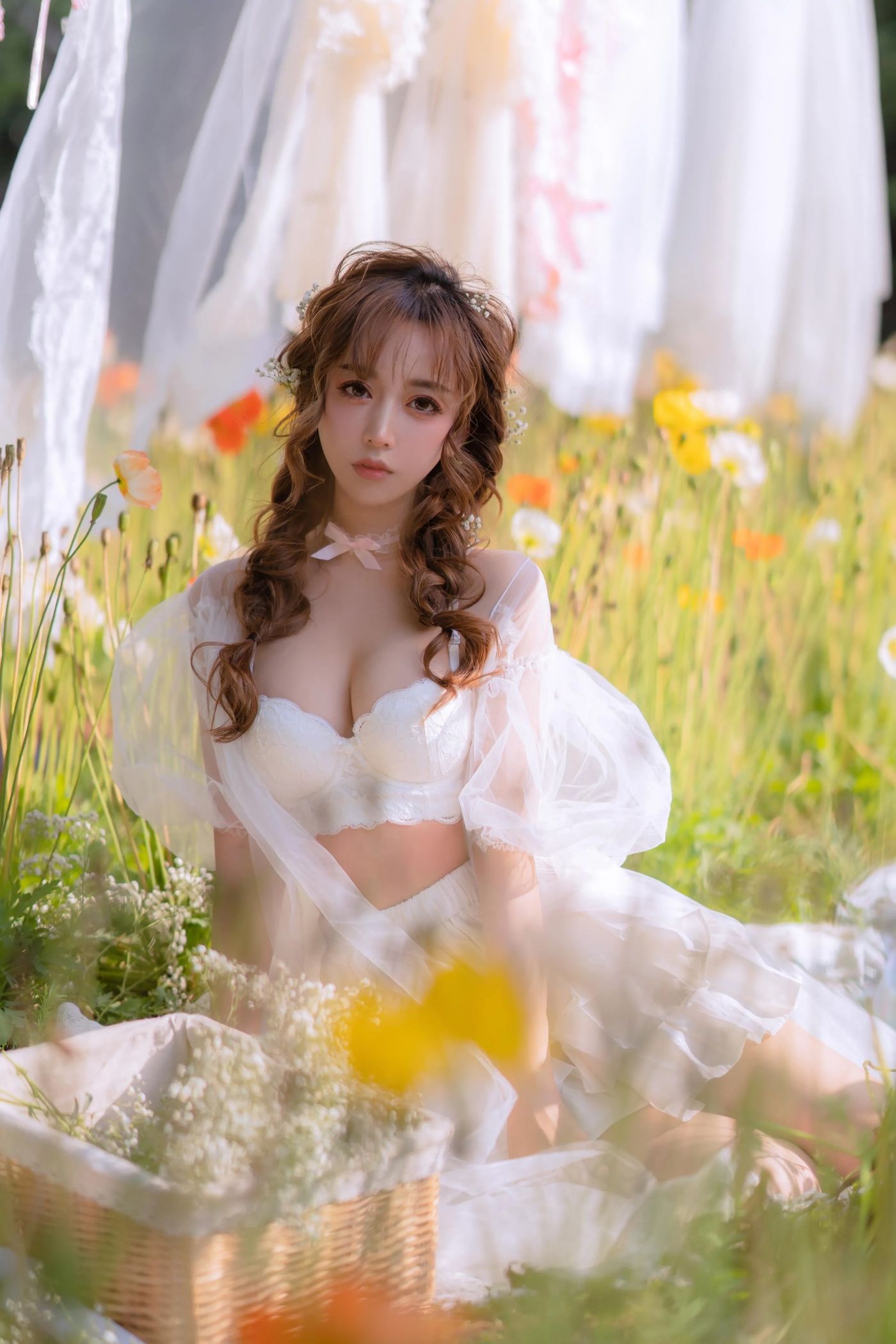 过期米线线喵 – NO.122 夏日限定 晒衣服 [41P]插图3