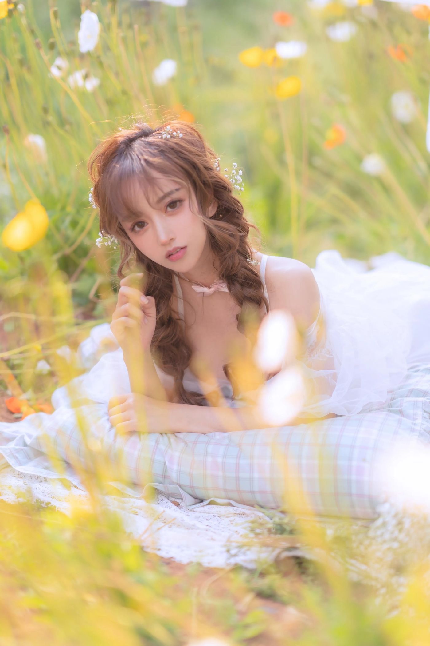 过期米线线喵 – NO.122 夏日限定 晒衣服 [41P]插图5