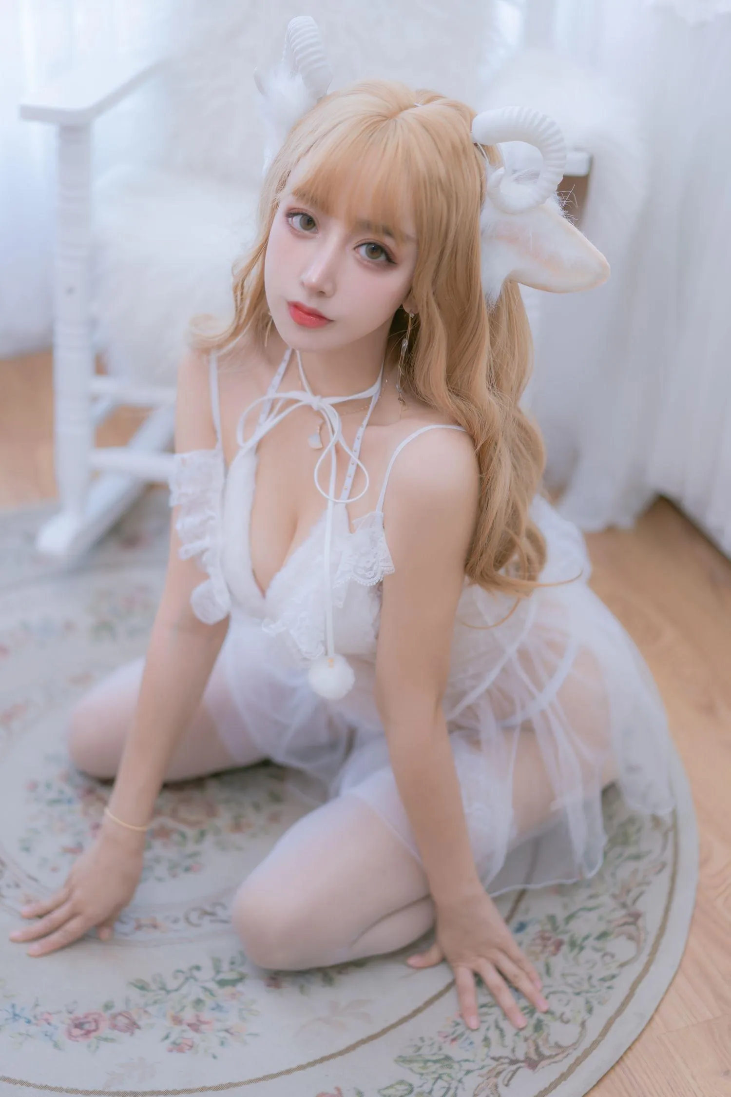 过期米线线喵 – NO.126 小羊咩 [69P]插图