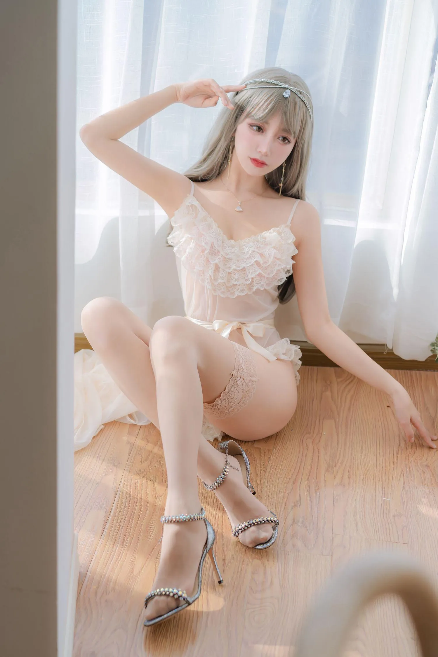 过期米线线喵 – NO.128 凡尔赛公主 [52P]插图7
