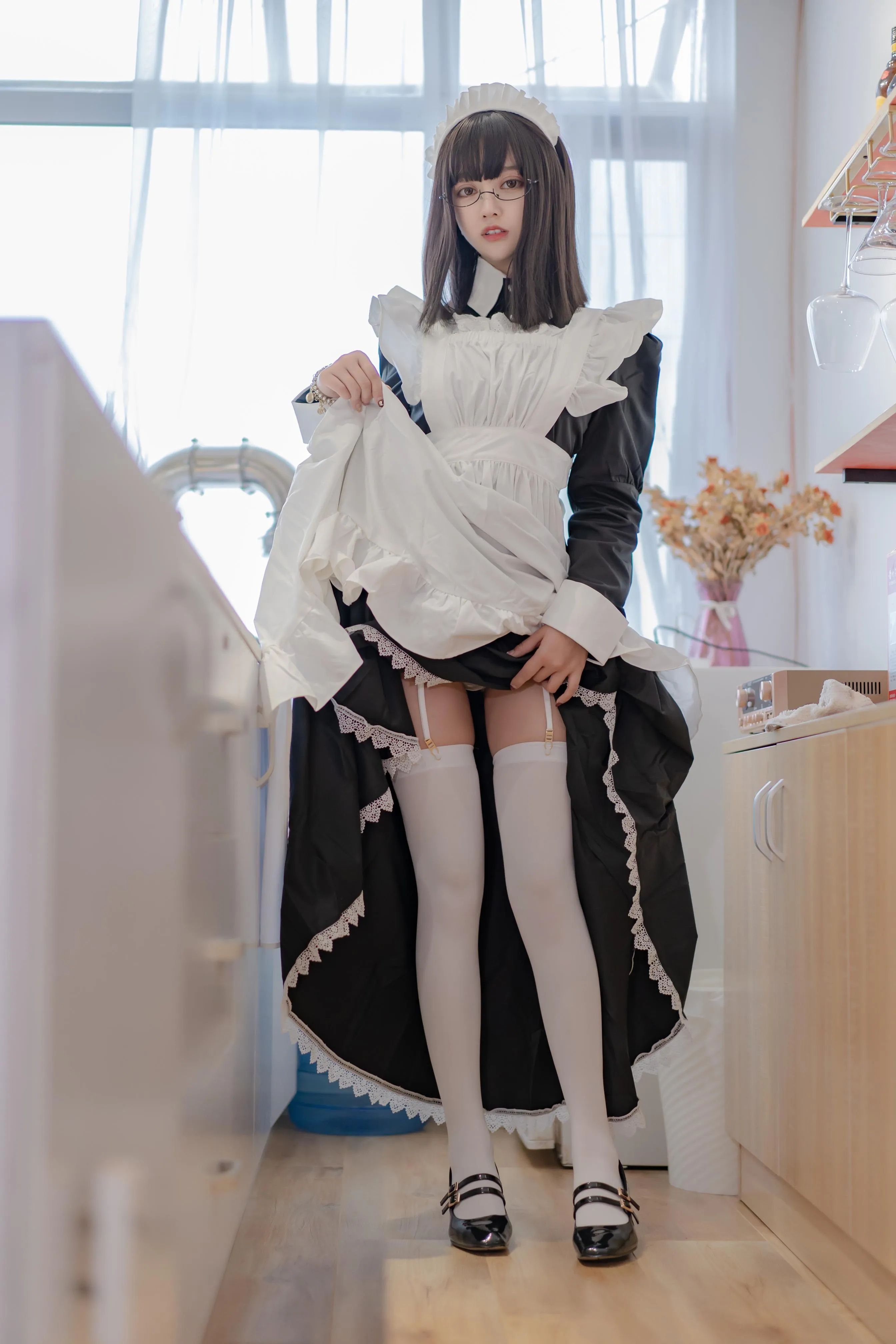 过期米线线喵 – NO.99 女仆长 [28P]插图7
