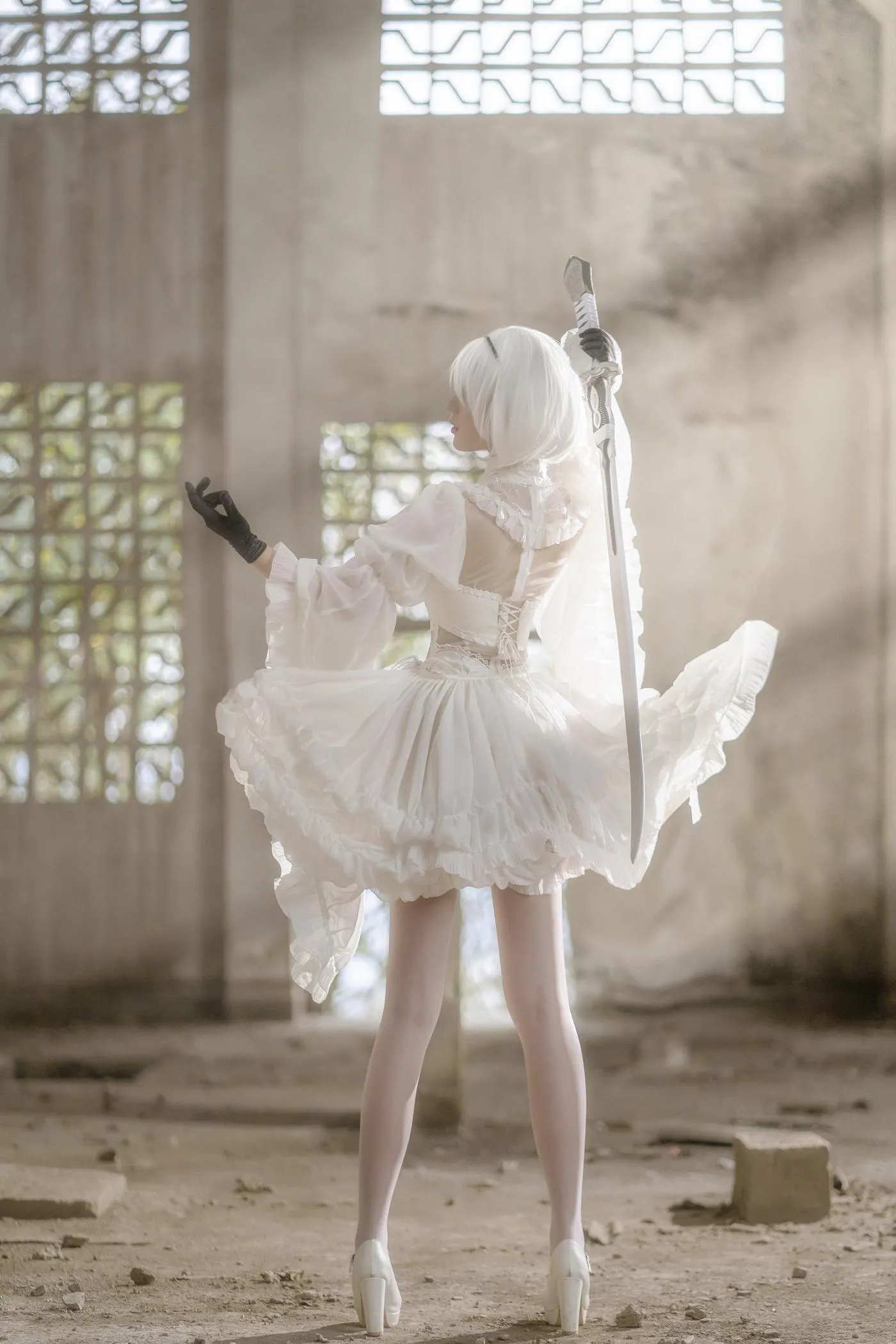 镜酱 – NO.01 2B白色婚纱 [13P]插图5