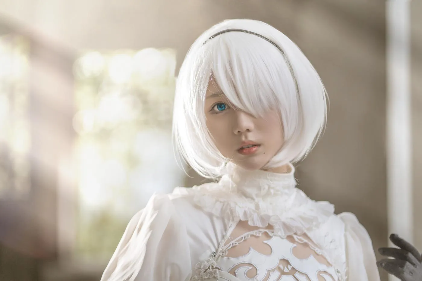 镜酱 – NO.01 2B白色婚纱 [13P]插图7