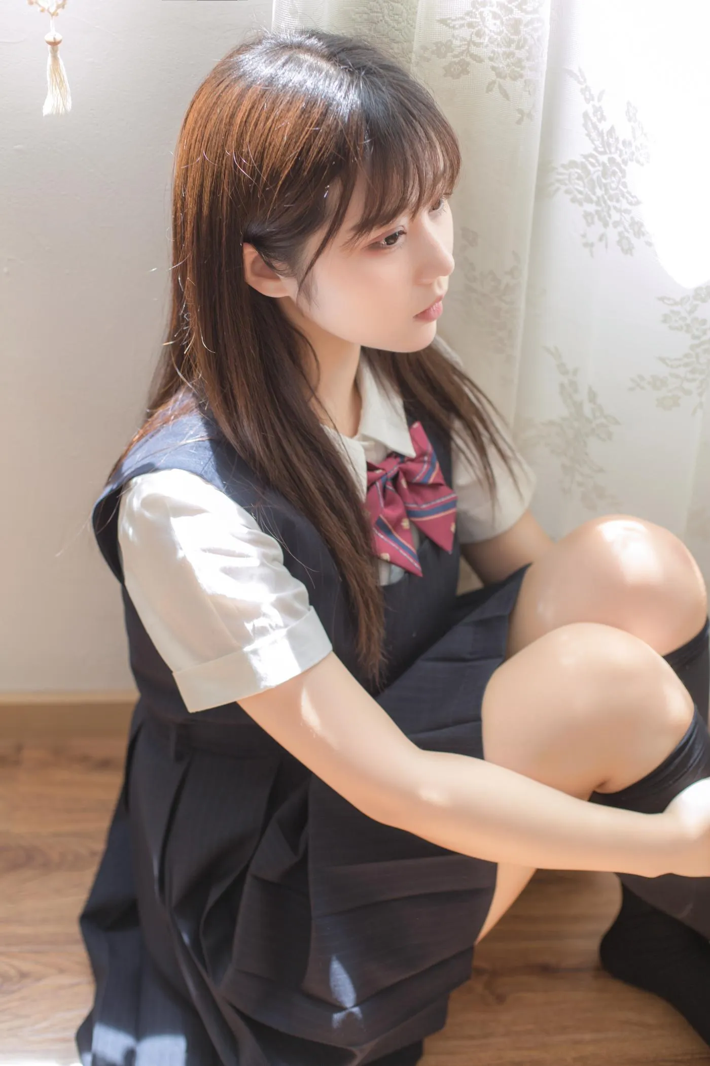 镜酱 – NO.02 不知梦 制服 [38P]插图3