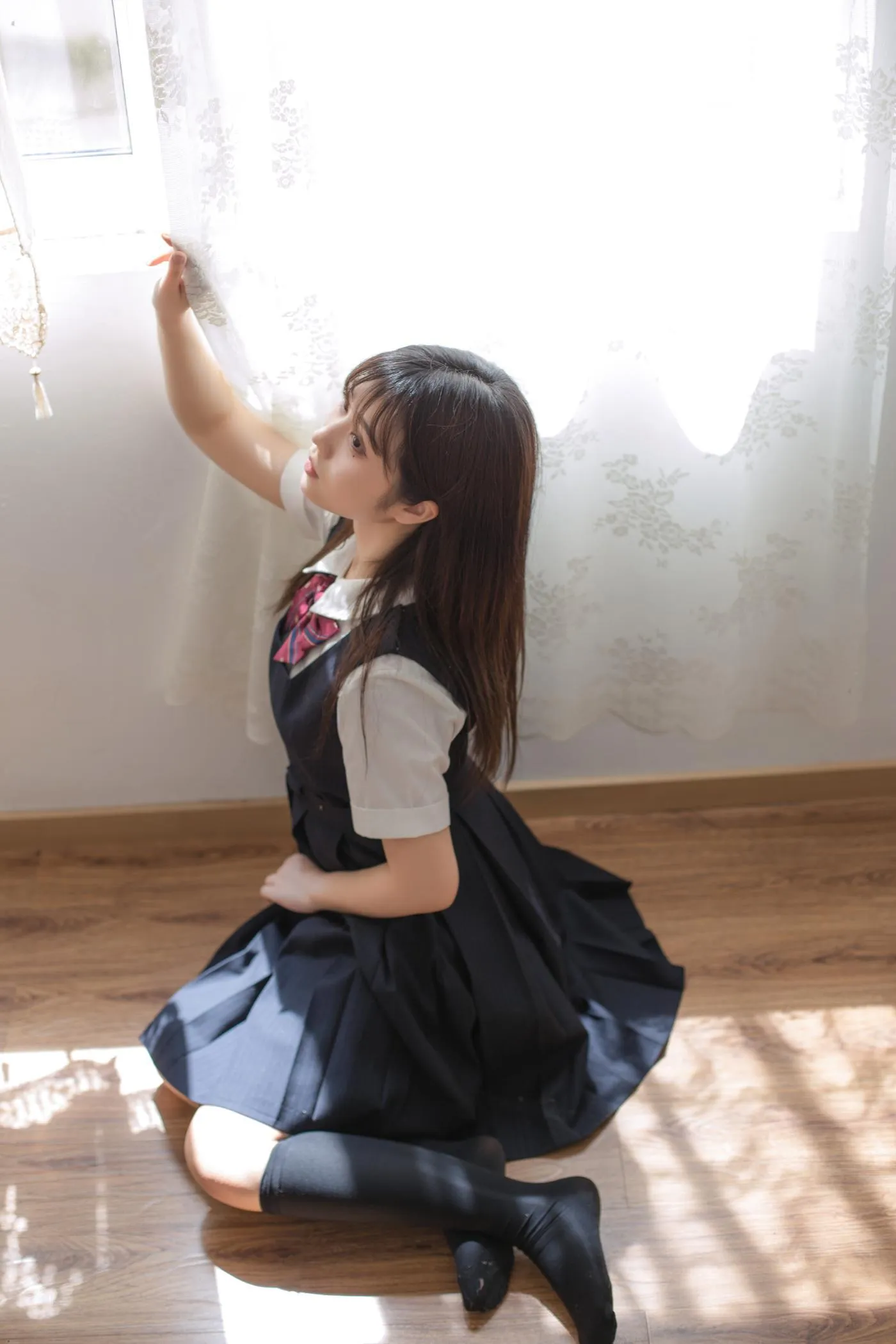 镜酱 – NO.02 不知梦 制服 [38P]插图4