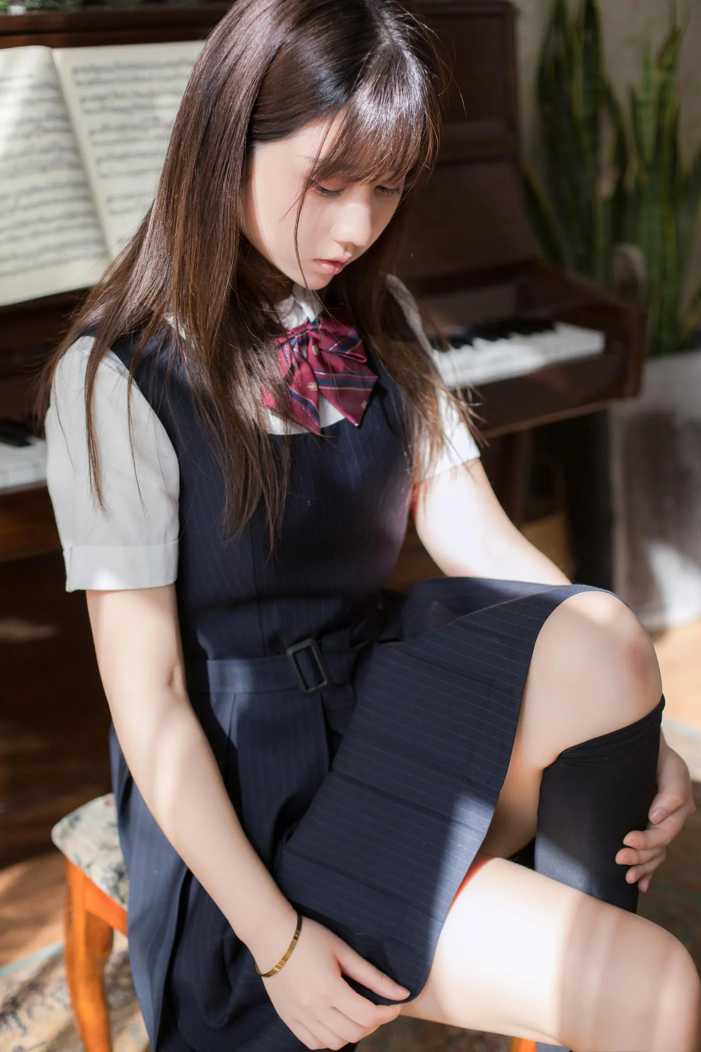镜酱 – NO.02 不知梦 制服 [38P]插图7