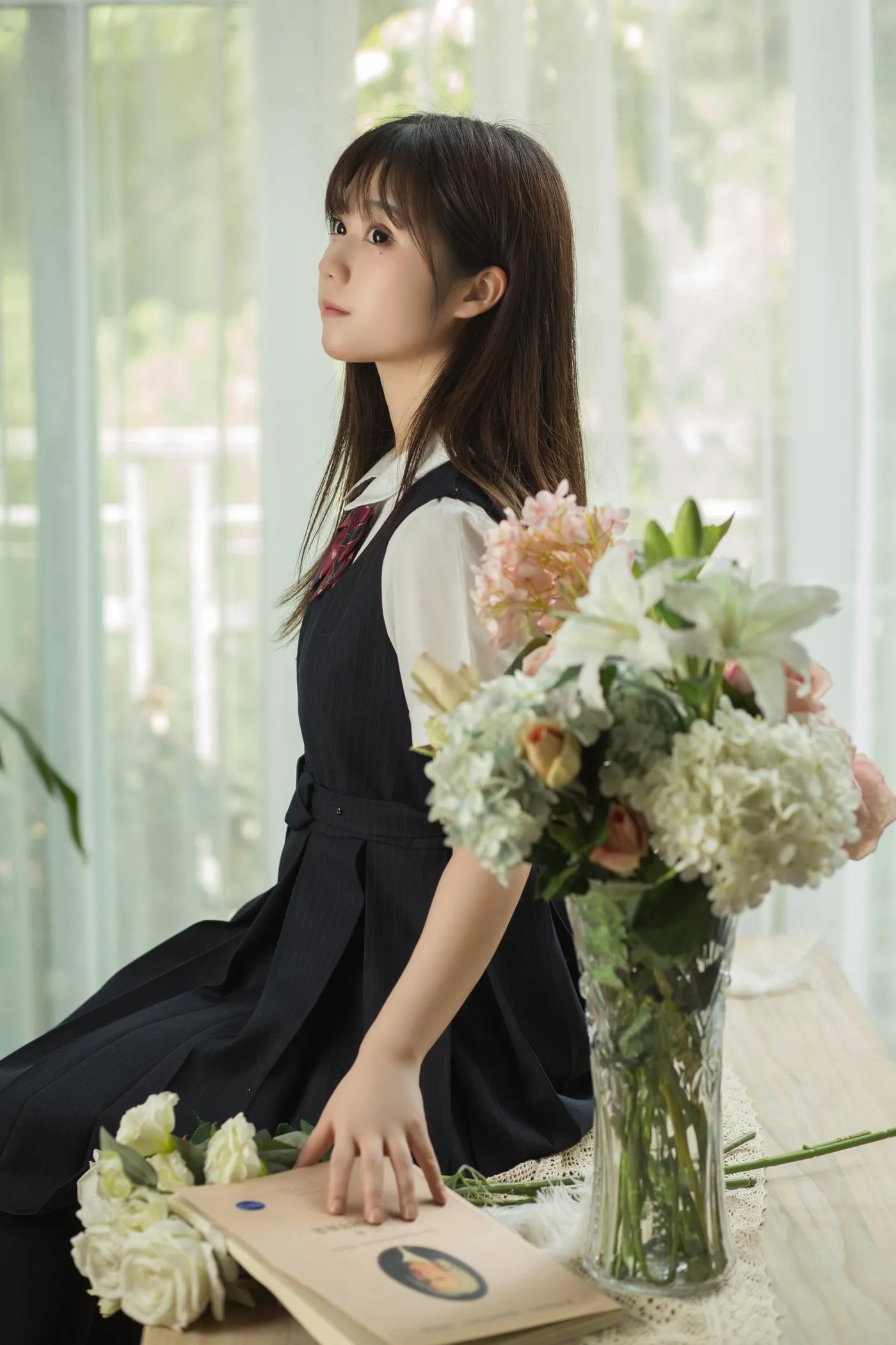 镜酱 – NO.02 不知梦 制服 [38P]插图7