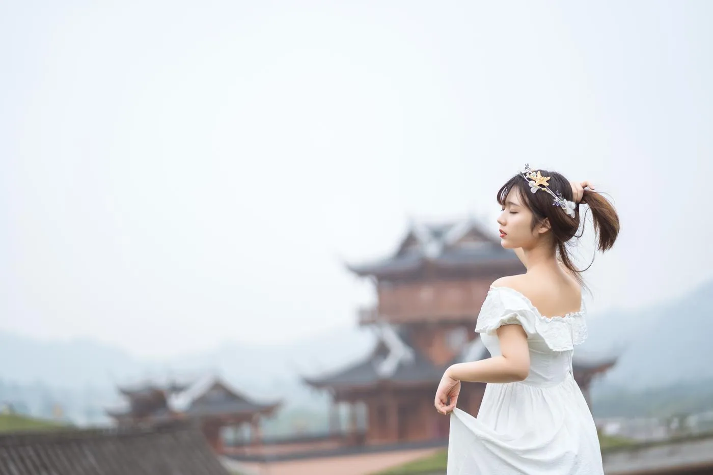 镜酱 – NO.14 私奔之连衣裙 [12P]插图9