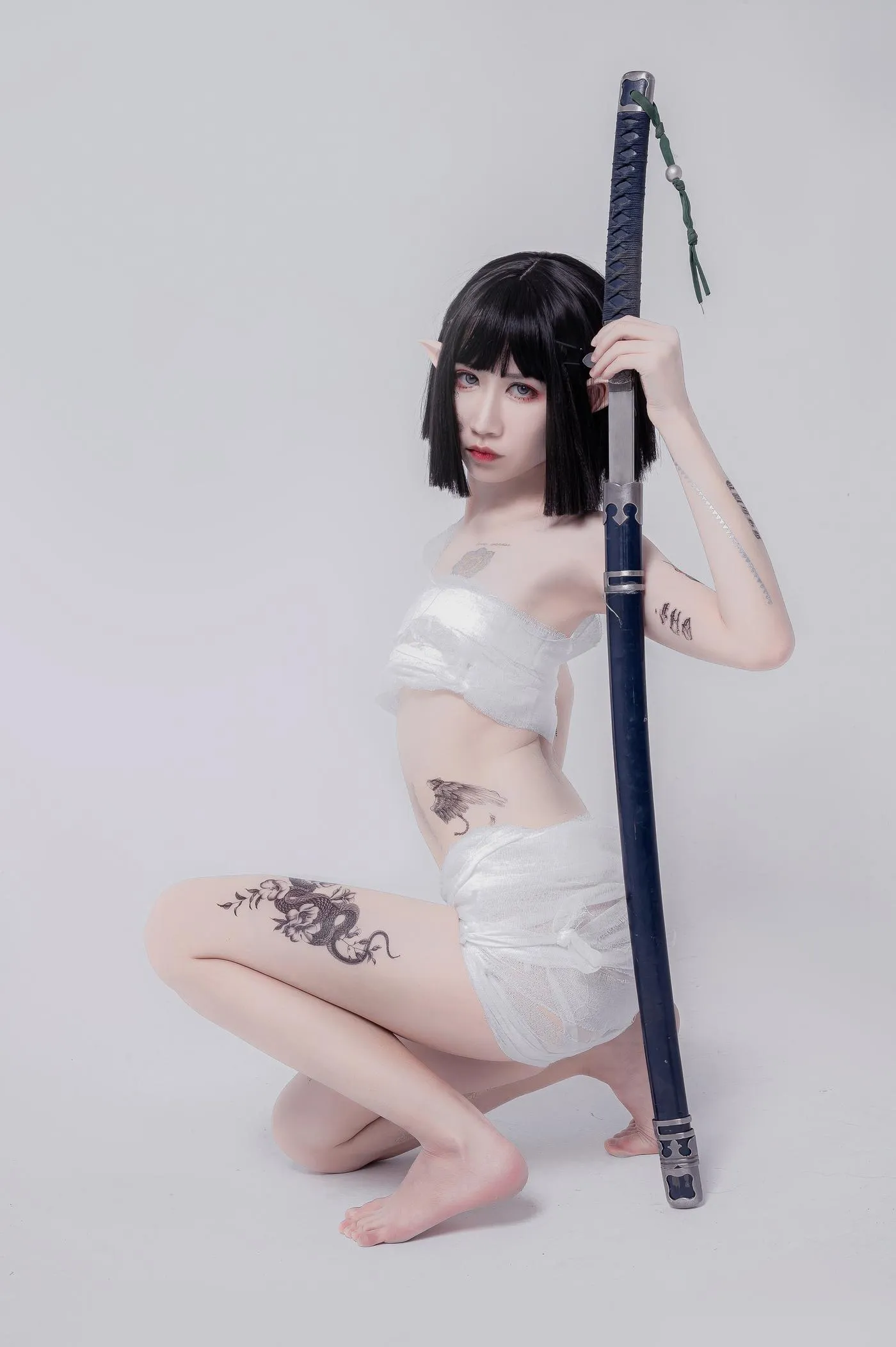 阮邑_Fairy – NO.03 绑带和武士 [41P]插图5