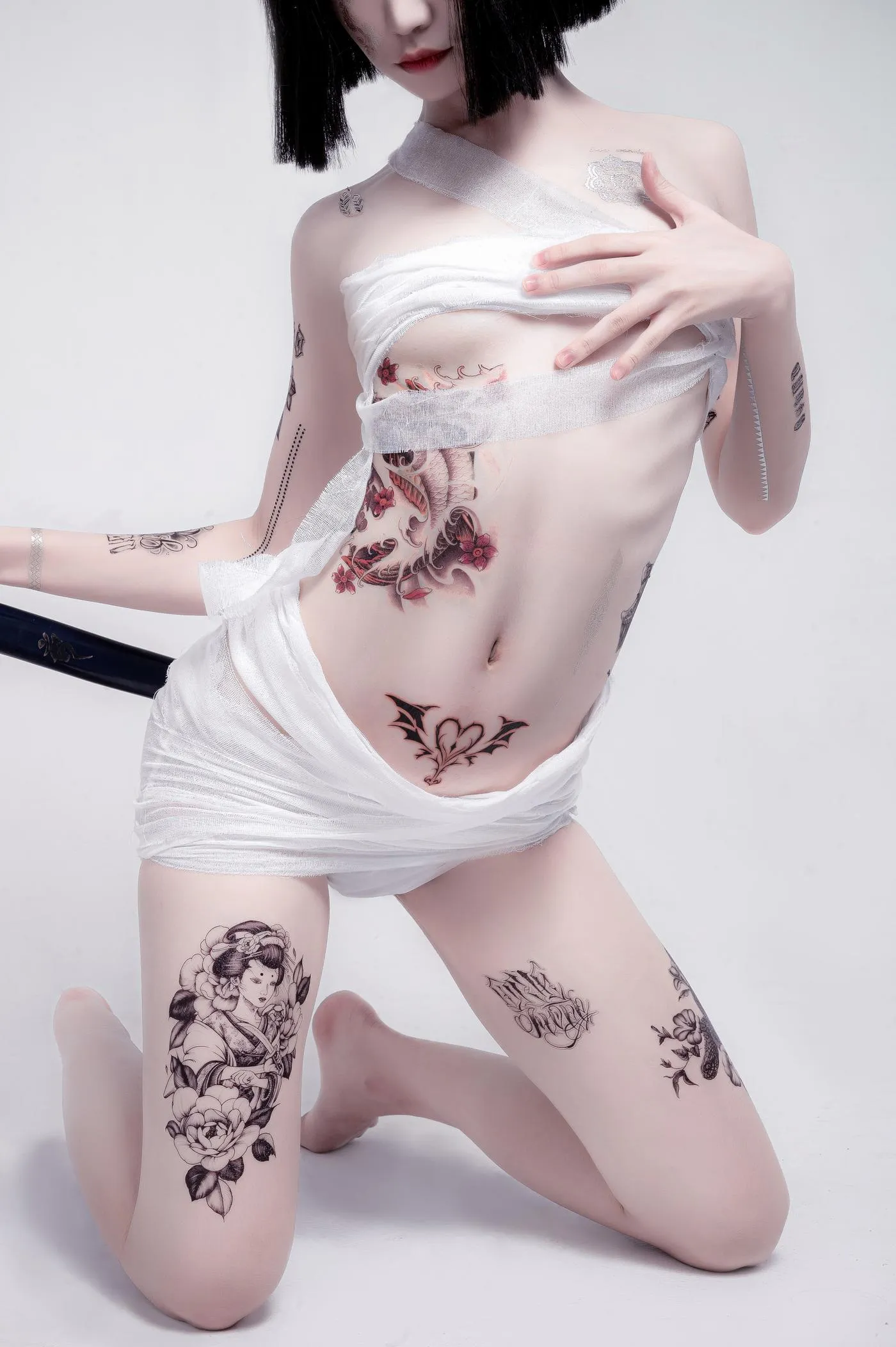 阮邑_Fairy – NO.03 绑带和武士 [41P]插图6