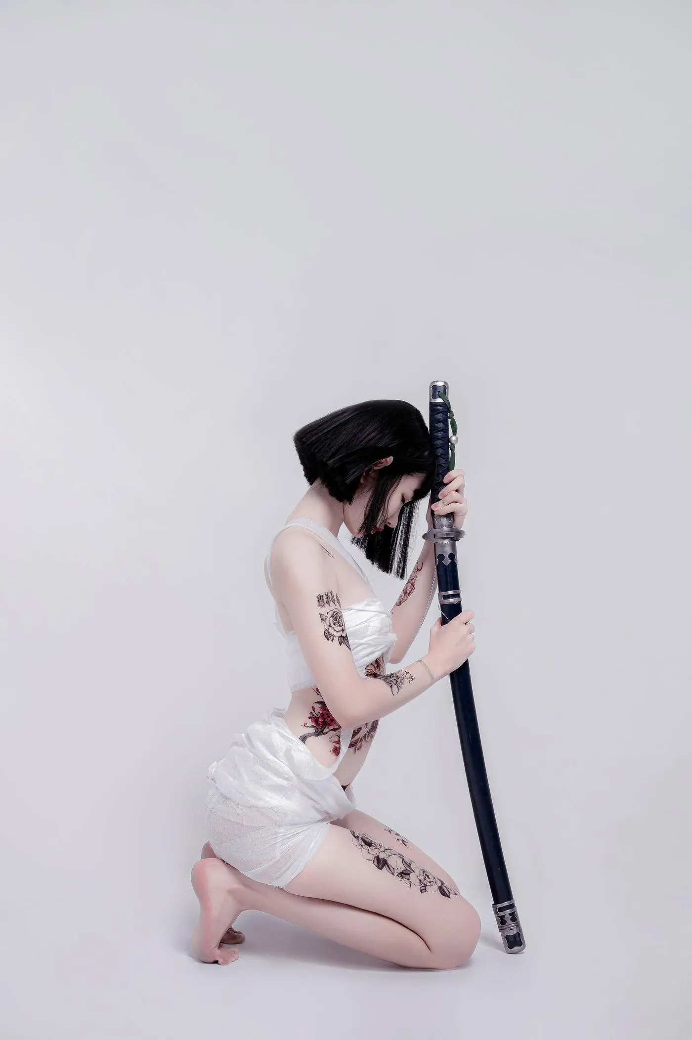 阮邑_Fairy – NO.03 绑带和武士 [41P]插图7