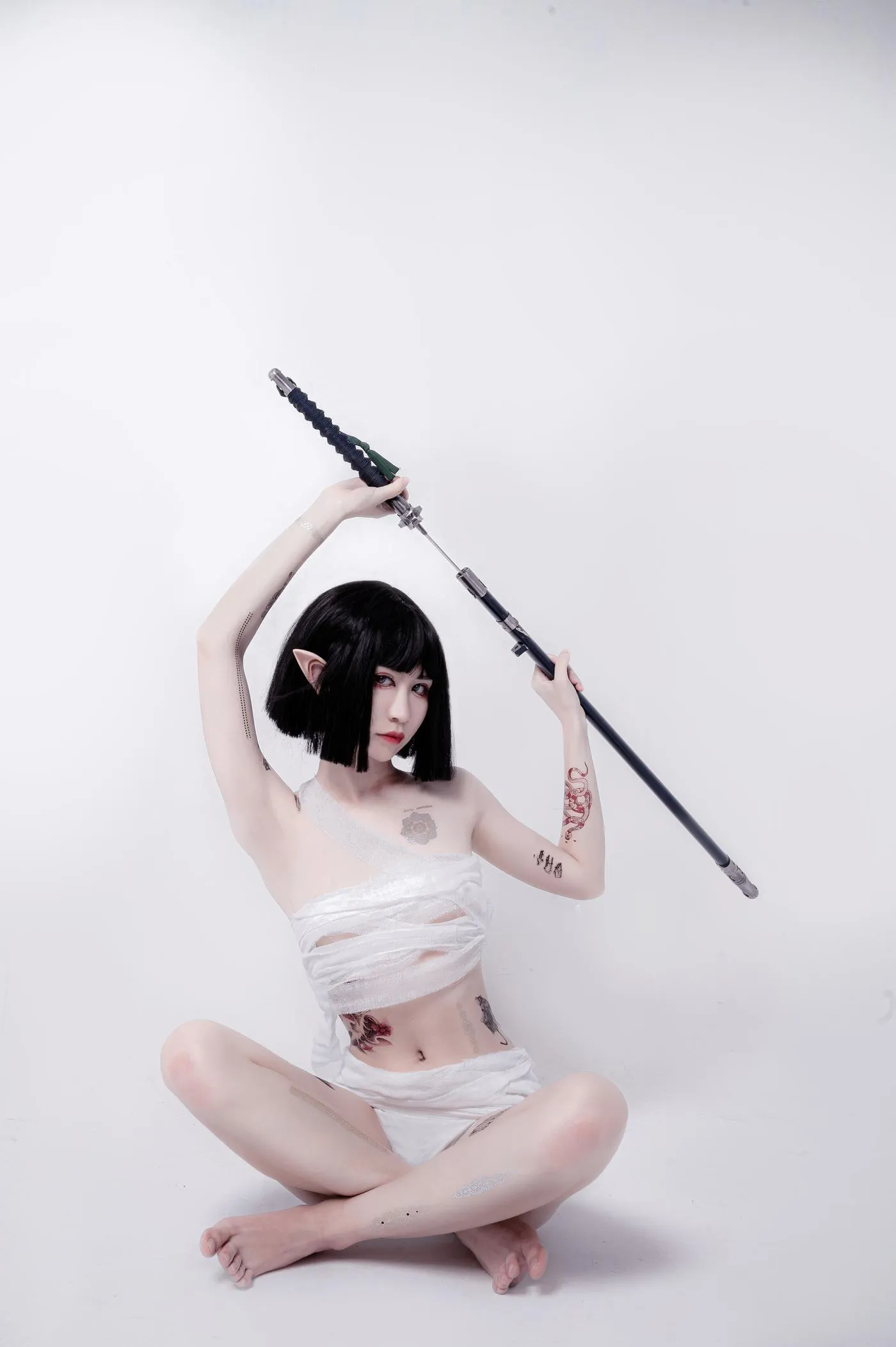 阮邑_Fairy – NO.03 绑带和武士 [41P]插图