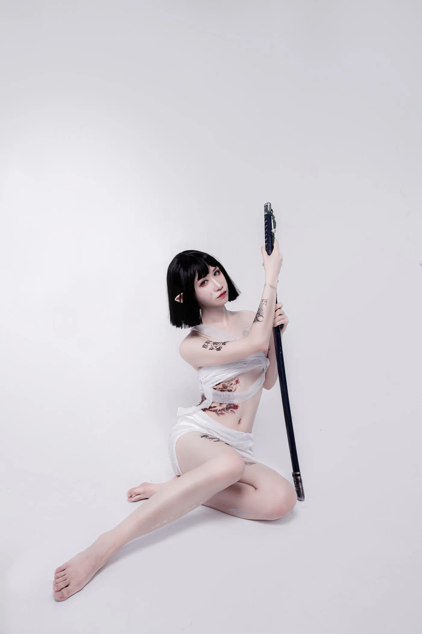 阮邑_Fairy – NO.03 绑带和武士 [41P]插图2