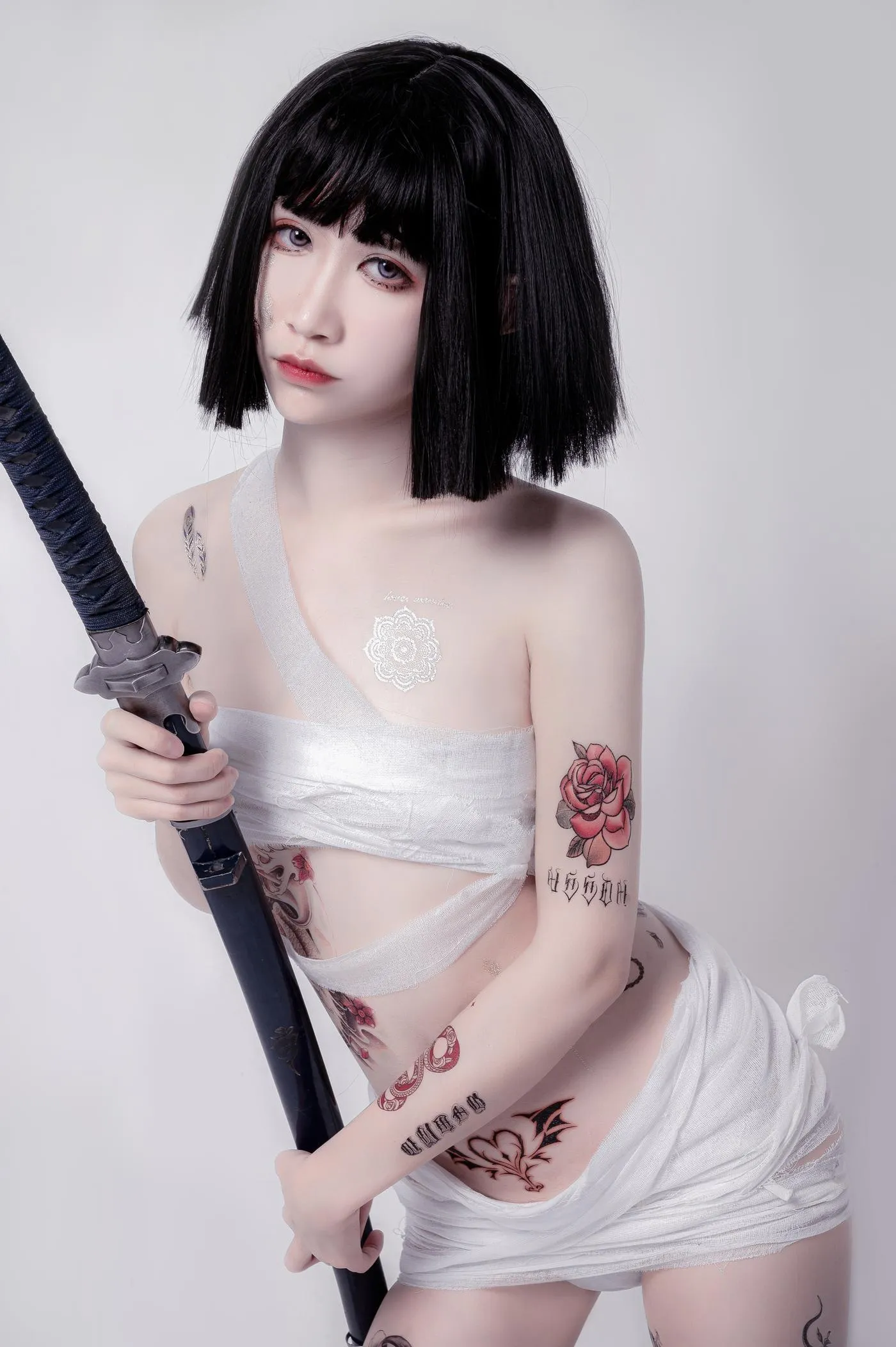 阮邑_Fairy – NO.03 绑带和武士 [41P]插图8
