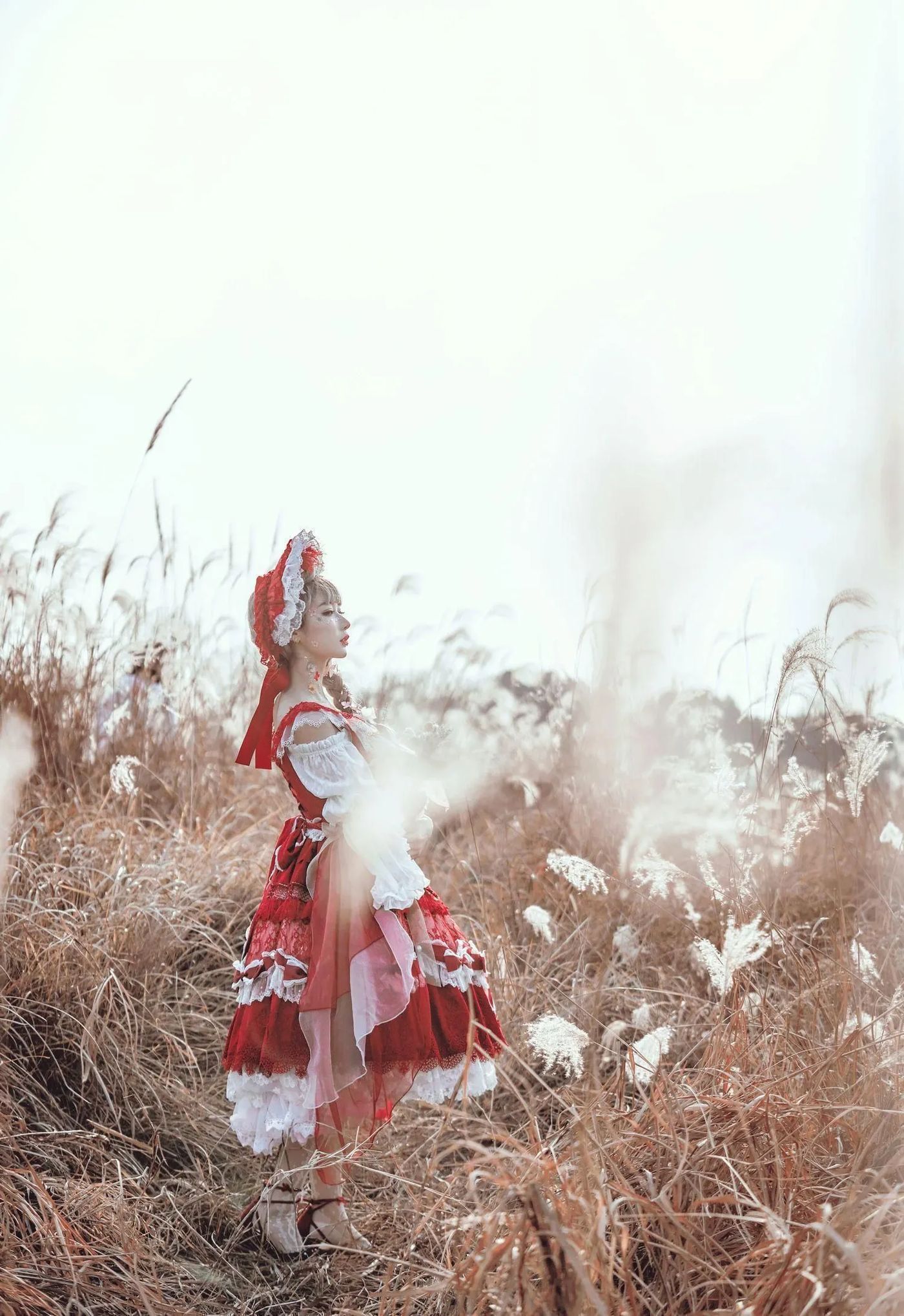 阿包也是兔娘 – NO.02 lolita红裙 [12P]插图8