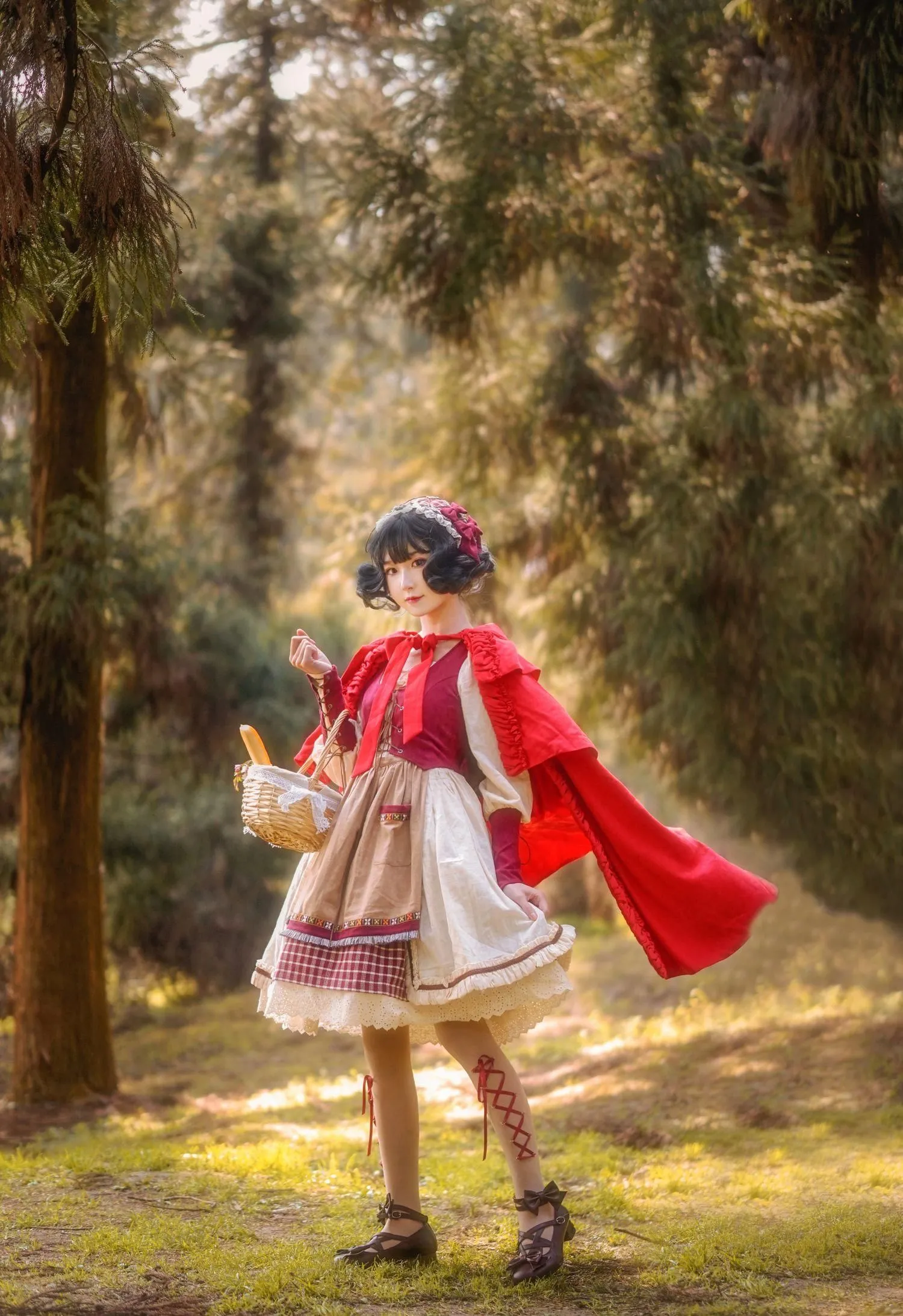 阿包也是兔娘 – NO.03 lolita红裙2 [28P]插图5