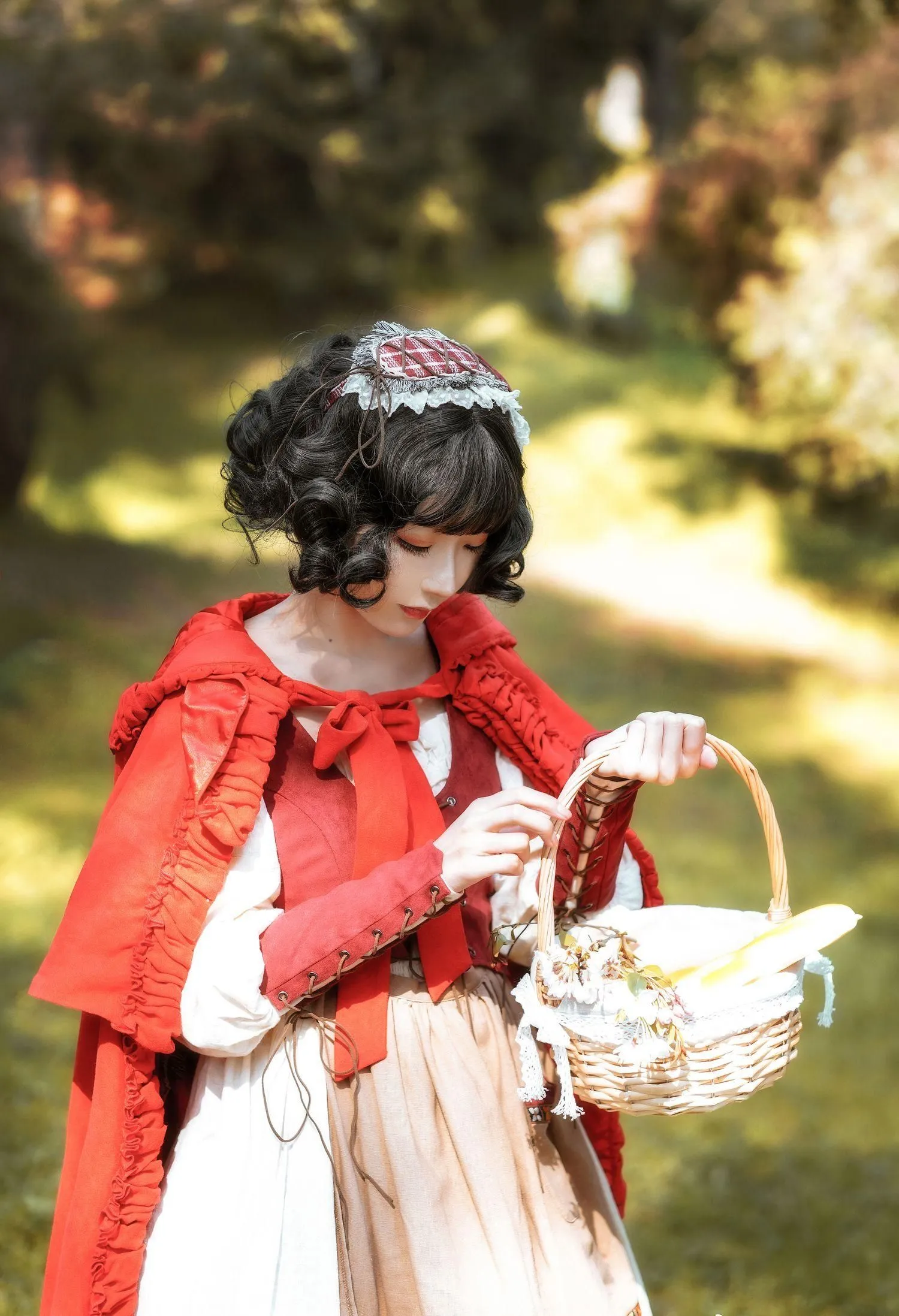阿包也是兔娘 – NO.03 lolita红裙2 [28P]插图8