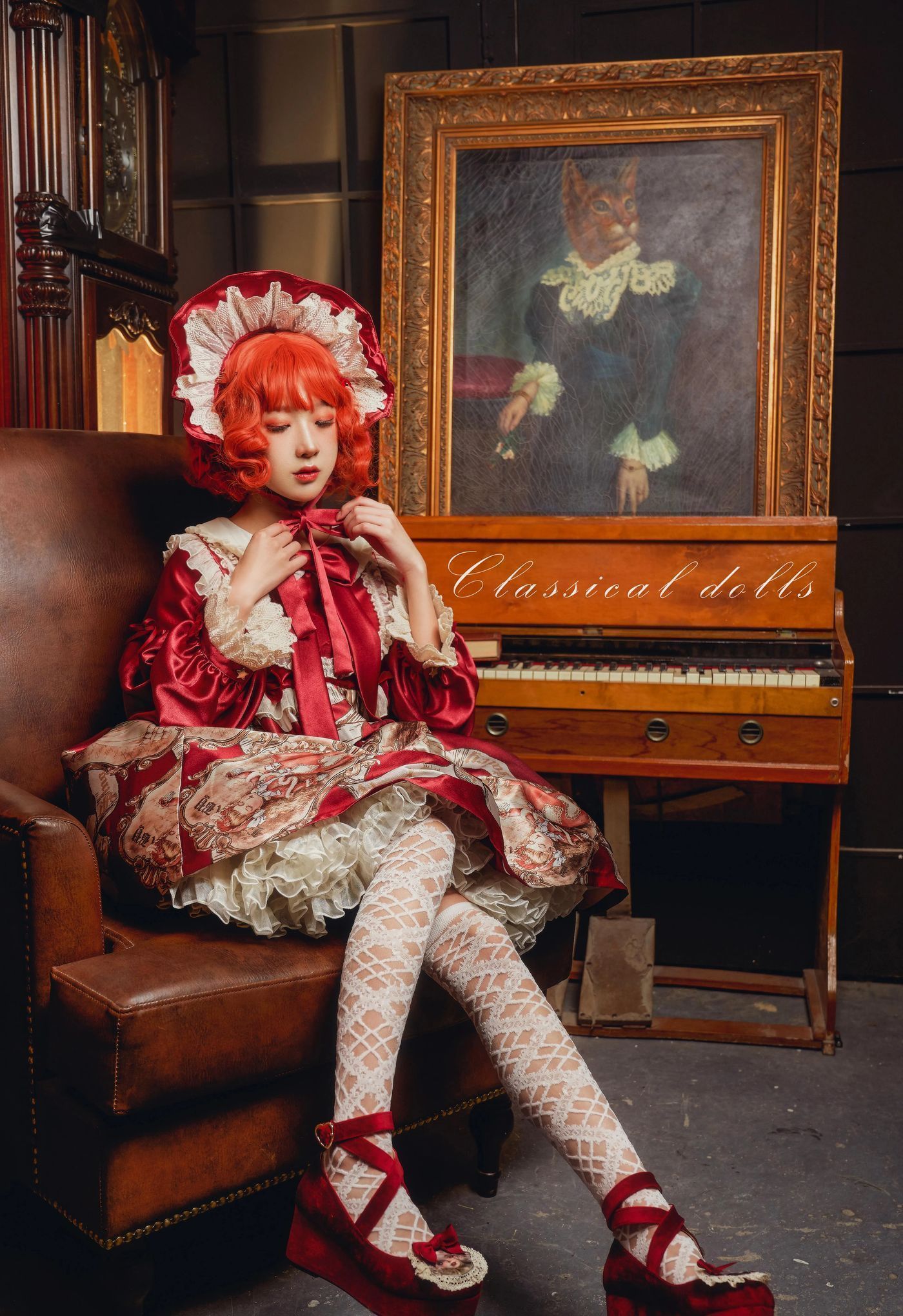 阿包也是兔娘 – NO.03 lolita红裙2 [28P]插图3