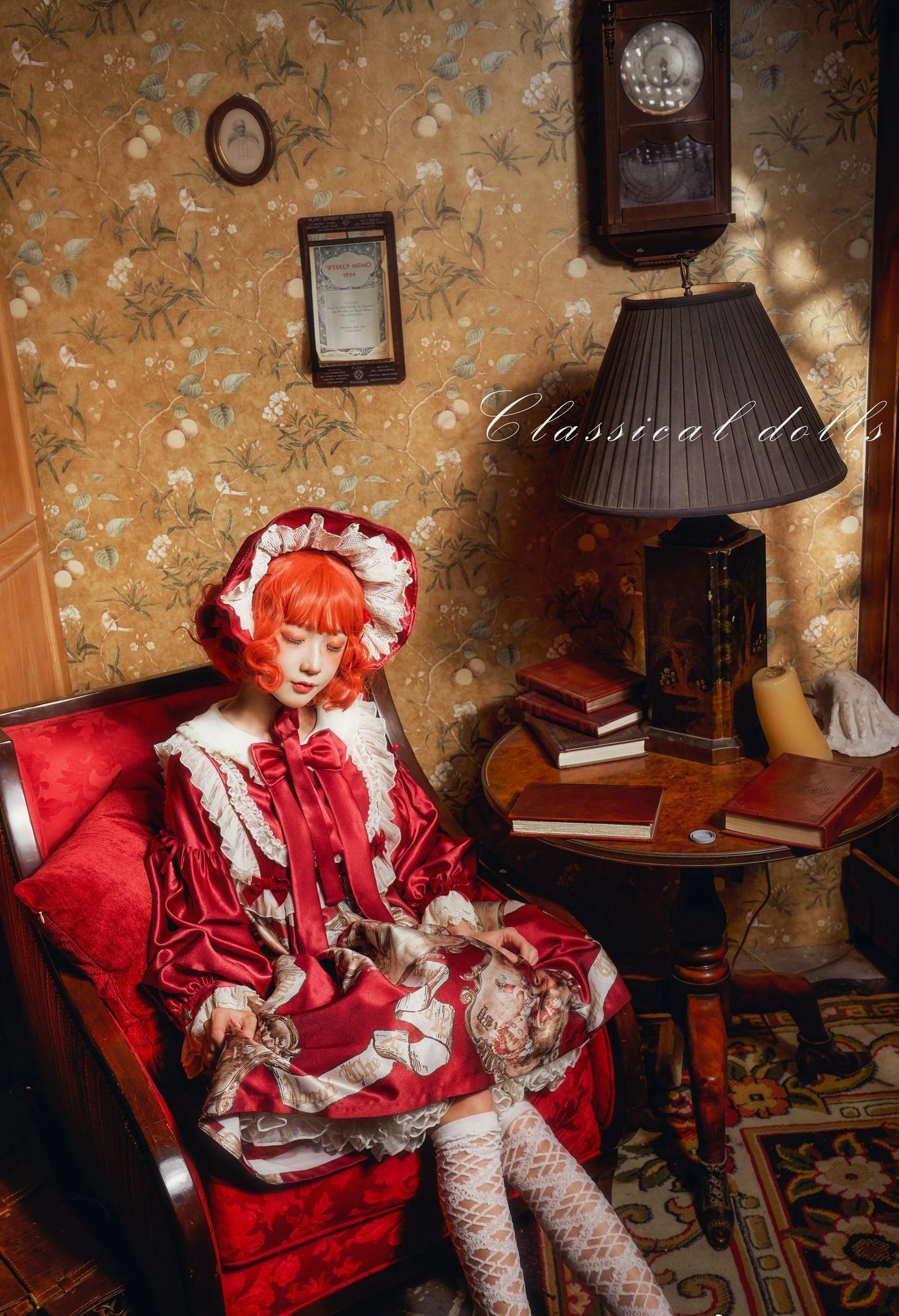 阿包也是兔娘 – NO.03 lolita红裙2 [28P]插图4